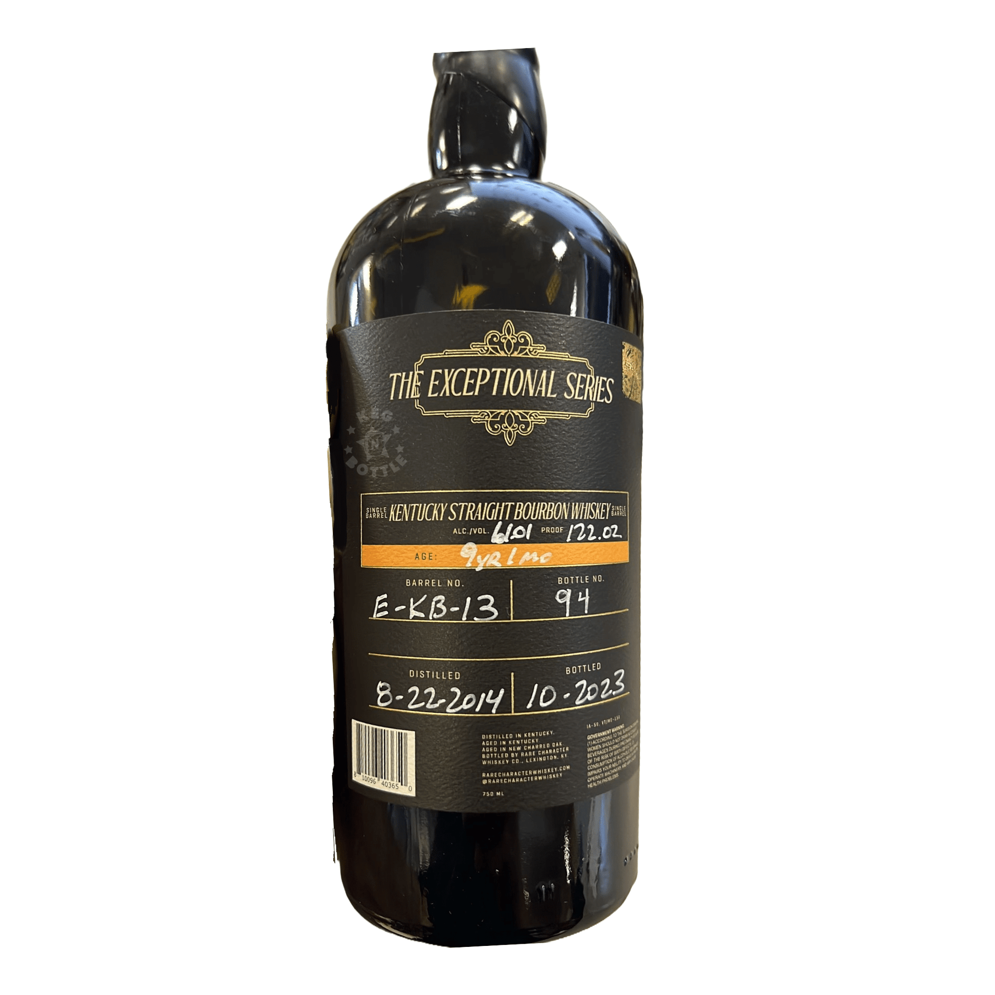 Rare Character The Exceptional Series 9 Year Kentucky Straight Bourbon (750 mL)