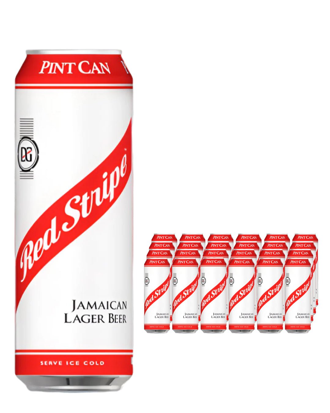 Red Stripe Jamaican Lager Beer Can Multipack, 24 x 568 ml