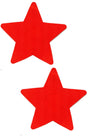 Red Satin Star Nipple Pasties