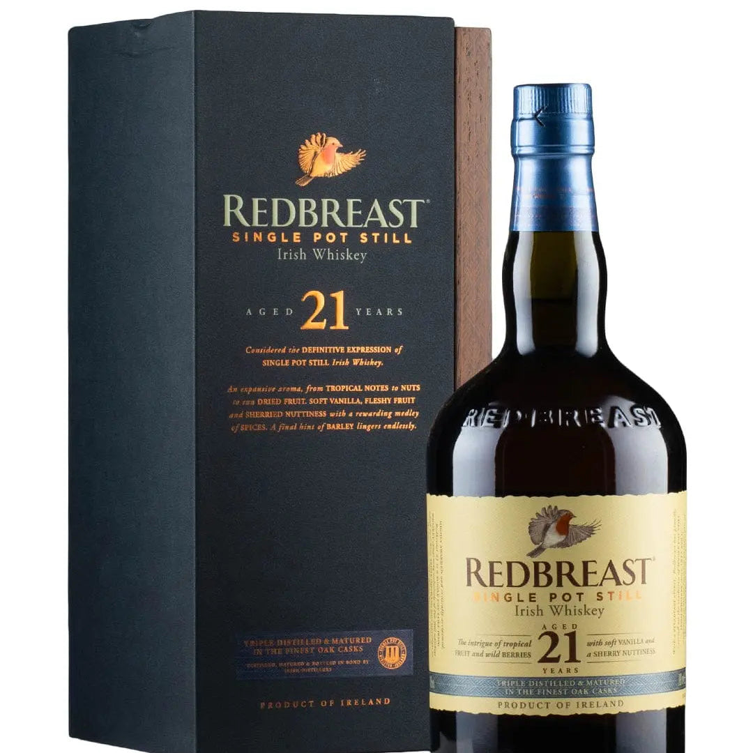 Redbreast 21 Year Old Single Pot Still Irish Whiskey, 70 cl