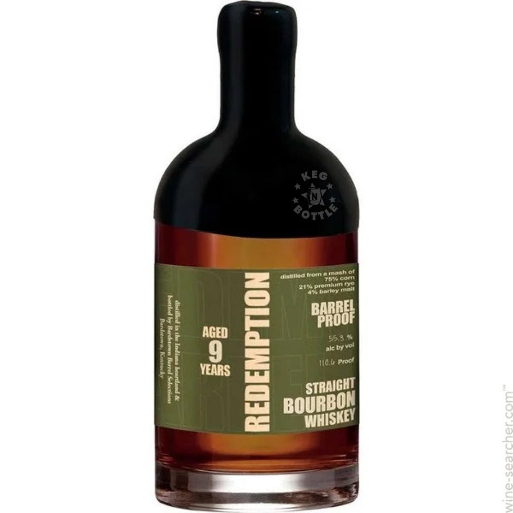 Redemption Straight Bourbon — Barrel Proof Aged 9 Years (750 ml)