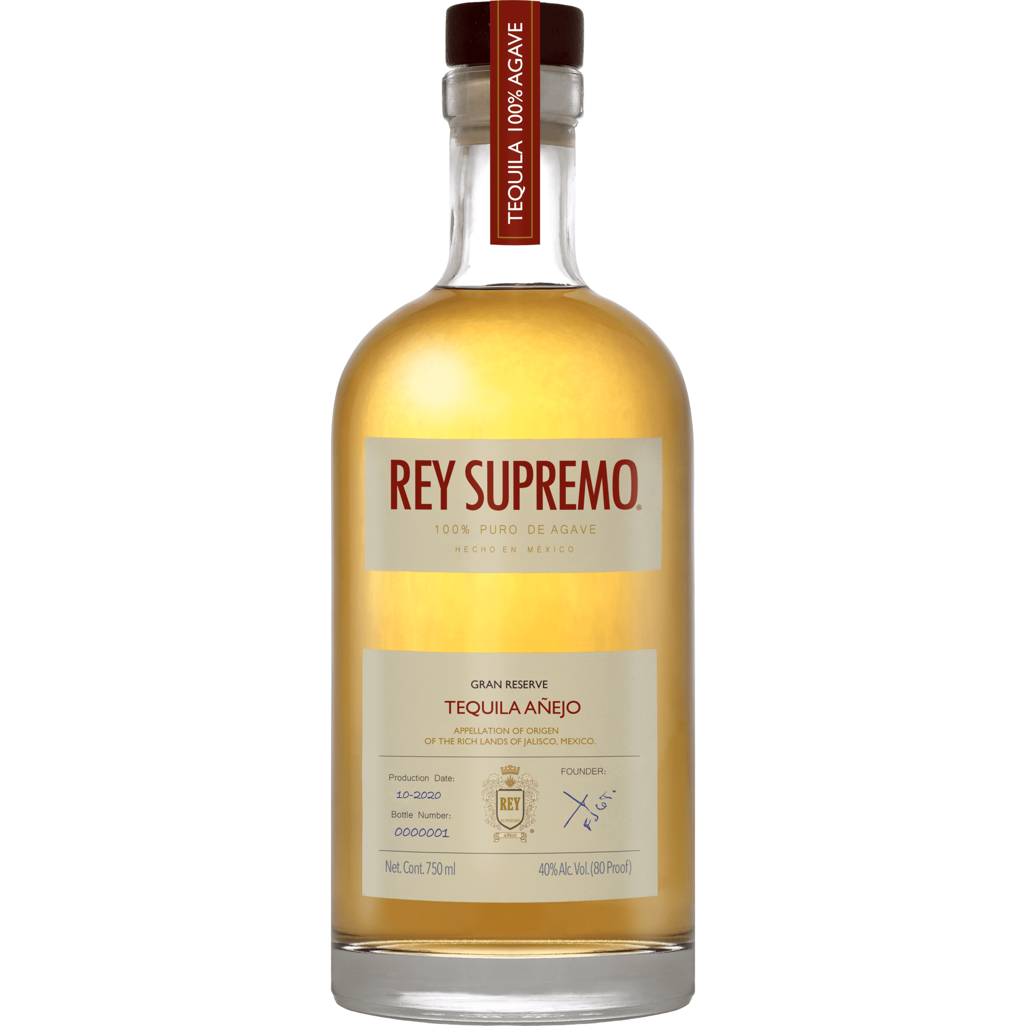 Rey Supremo Tequila Anejo (750 ml)