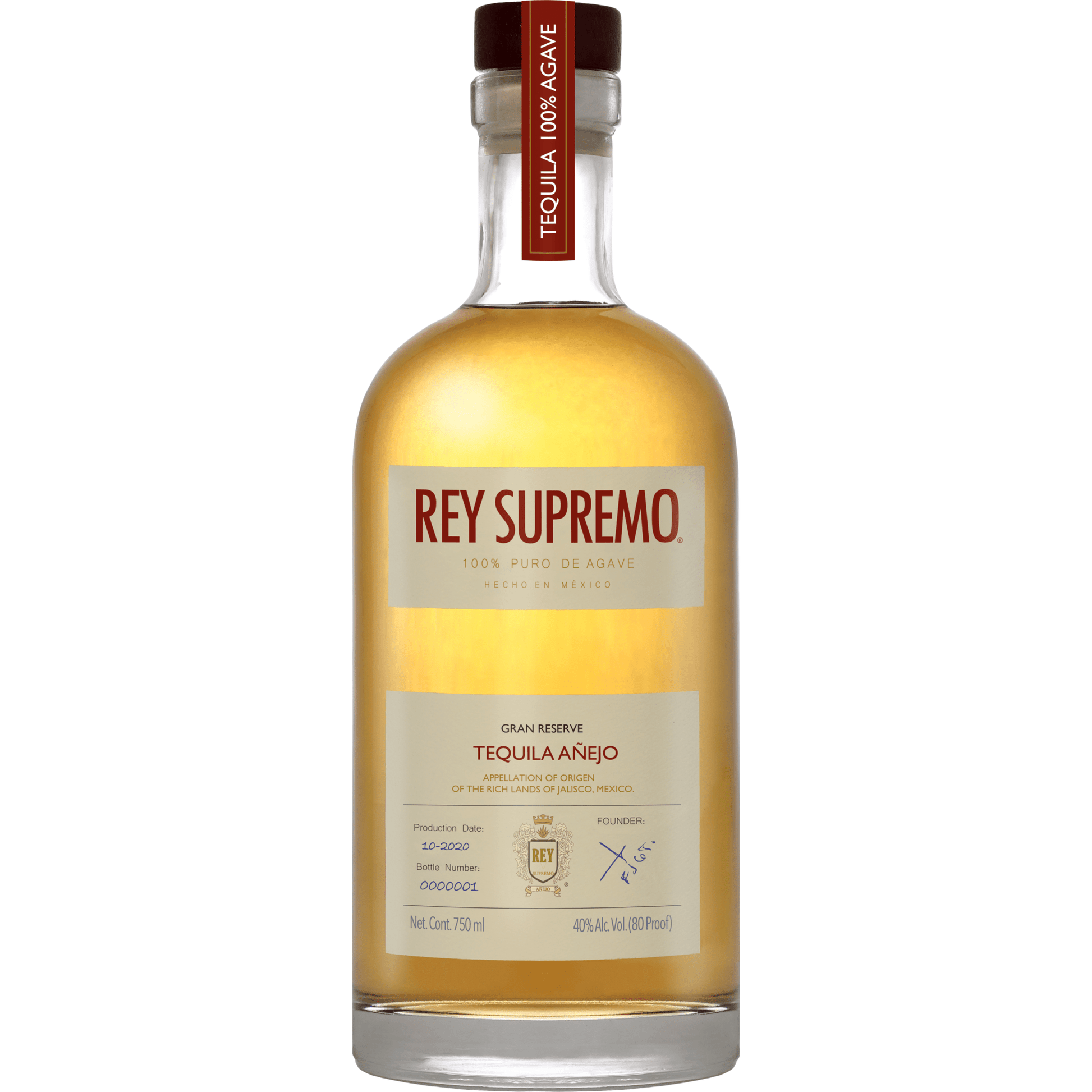 Rey Supremo Tequila Anejo (750 ml)