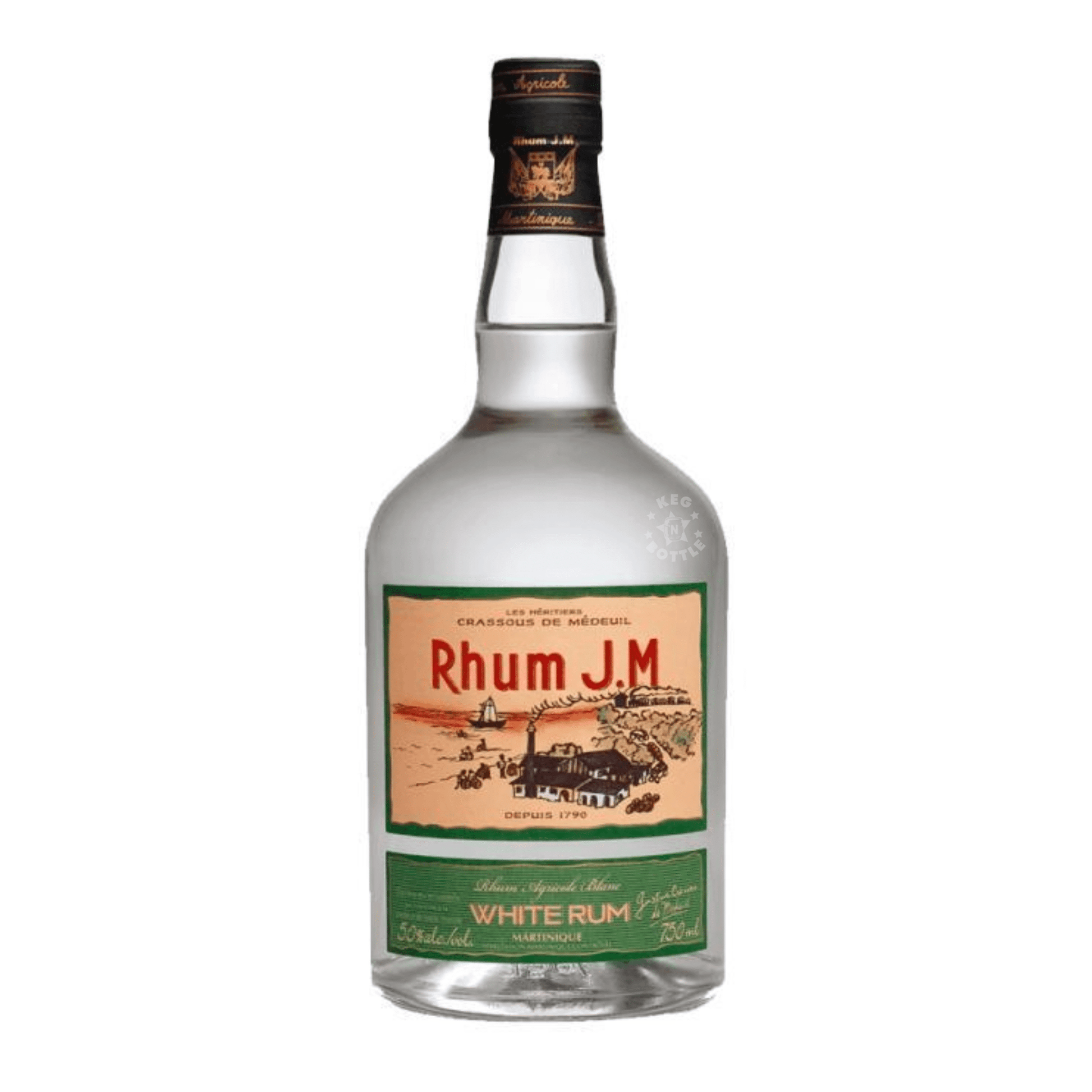 Rhum J.M. Agricole Blanc White Rum (1 L)