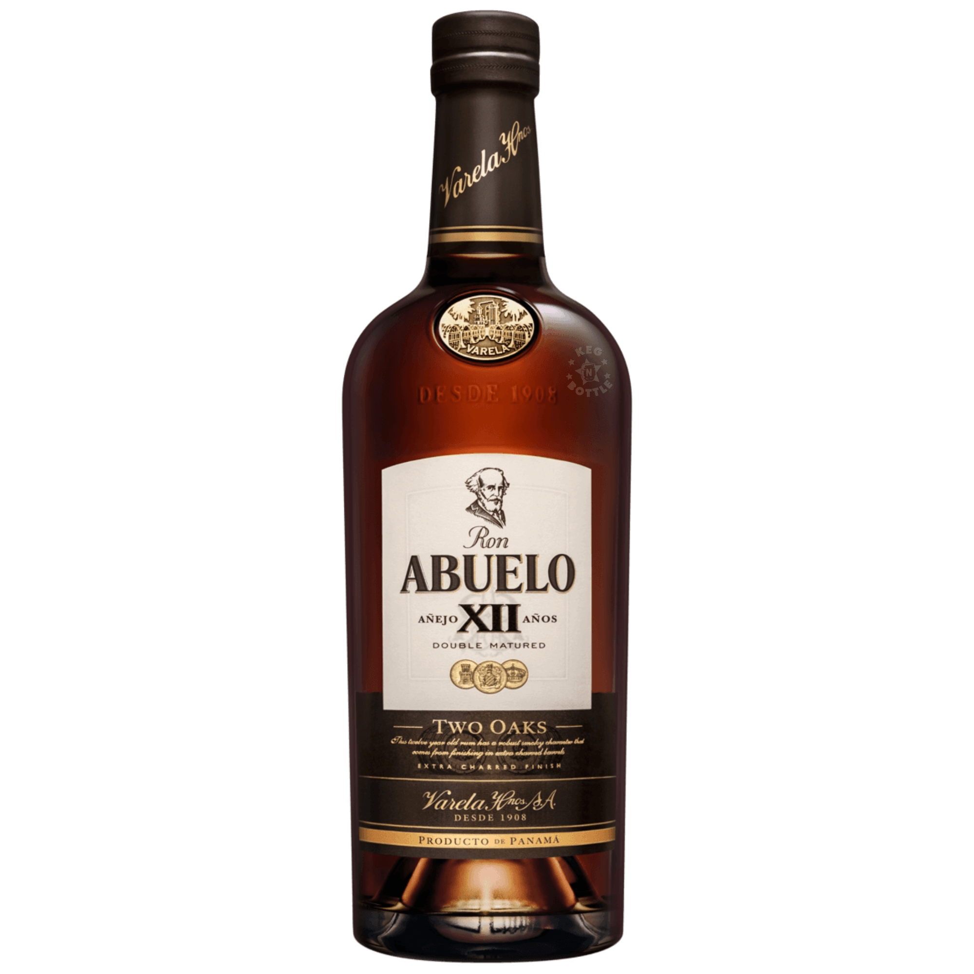 Ron Abuelo Anejo XII Two Oaks Rum (750 ml)
