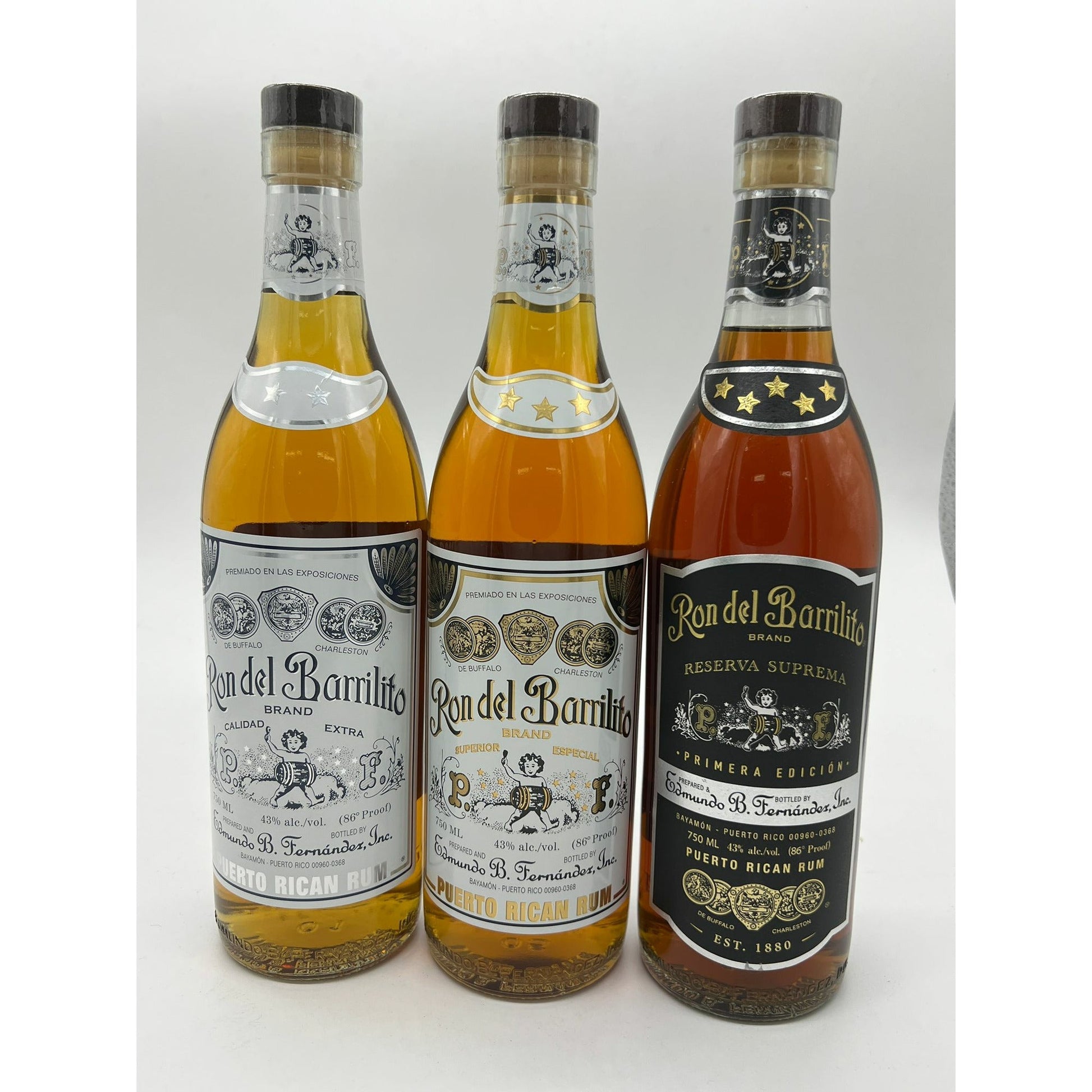 Ron Del Barrilito Combo Pack (3 x 750ml)