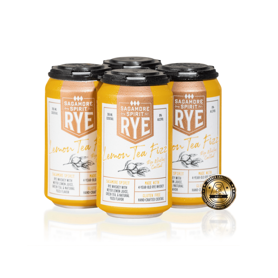Sagamore Spirit Rye Lemon Tea Fizz Cocktail (4pk)