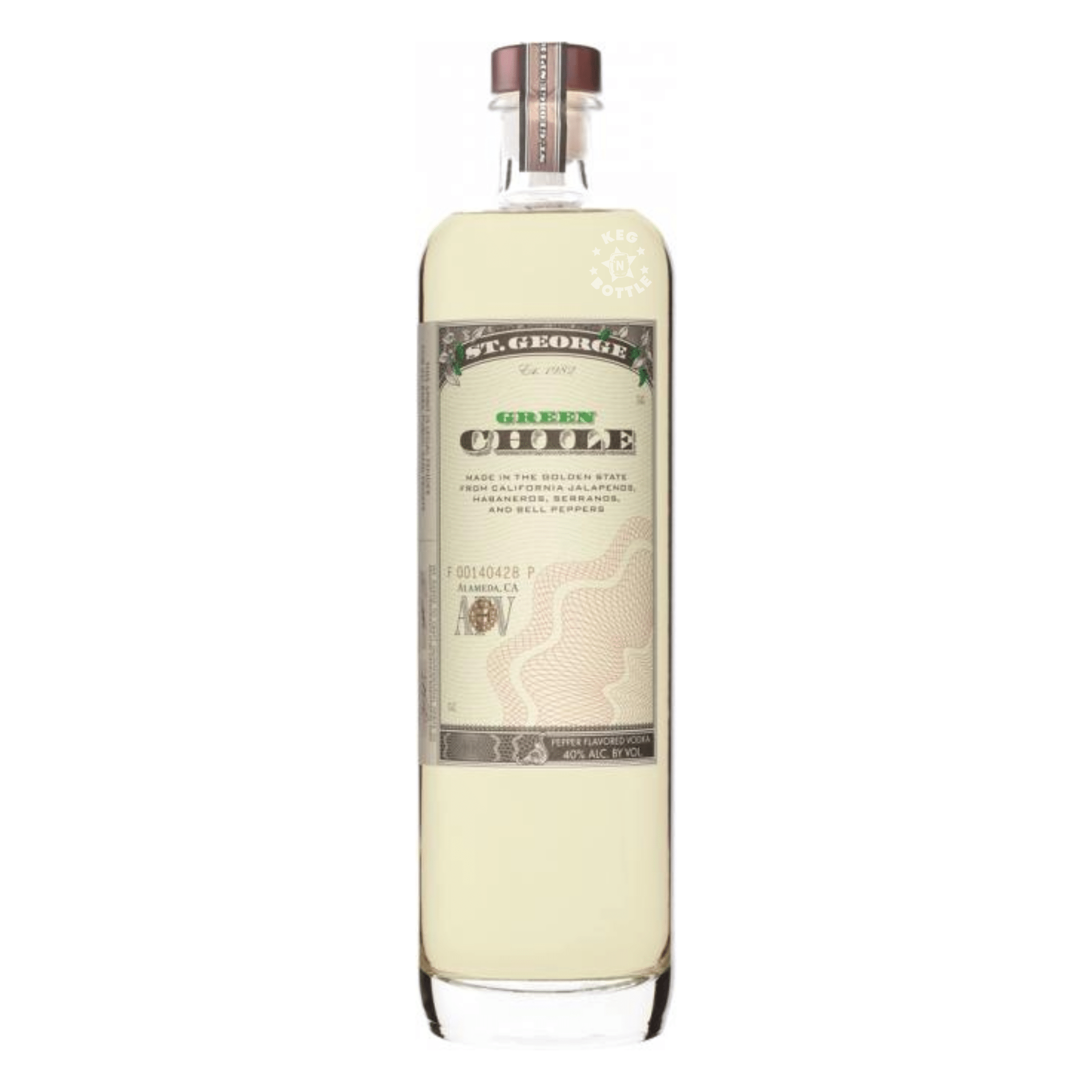 Saint George Green Chile Vodka (750 ml)