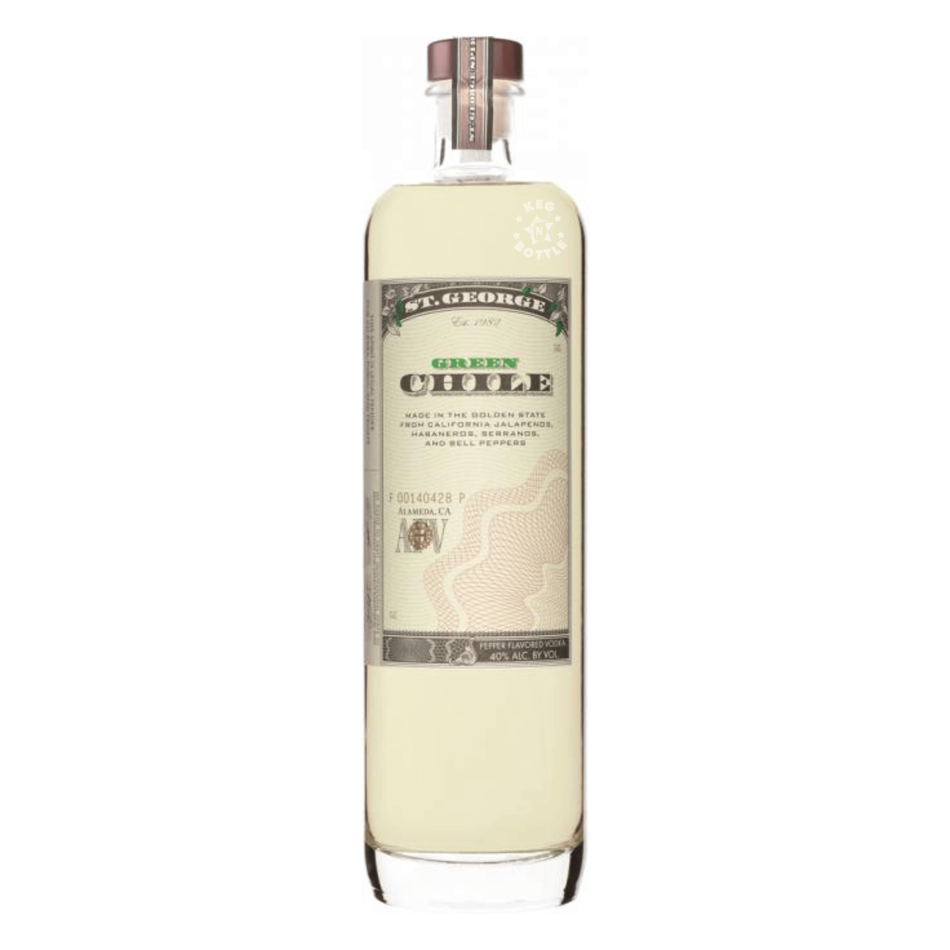 Saint George Green Chile Vodka (750 ml)