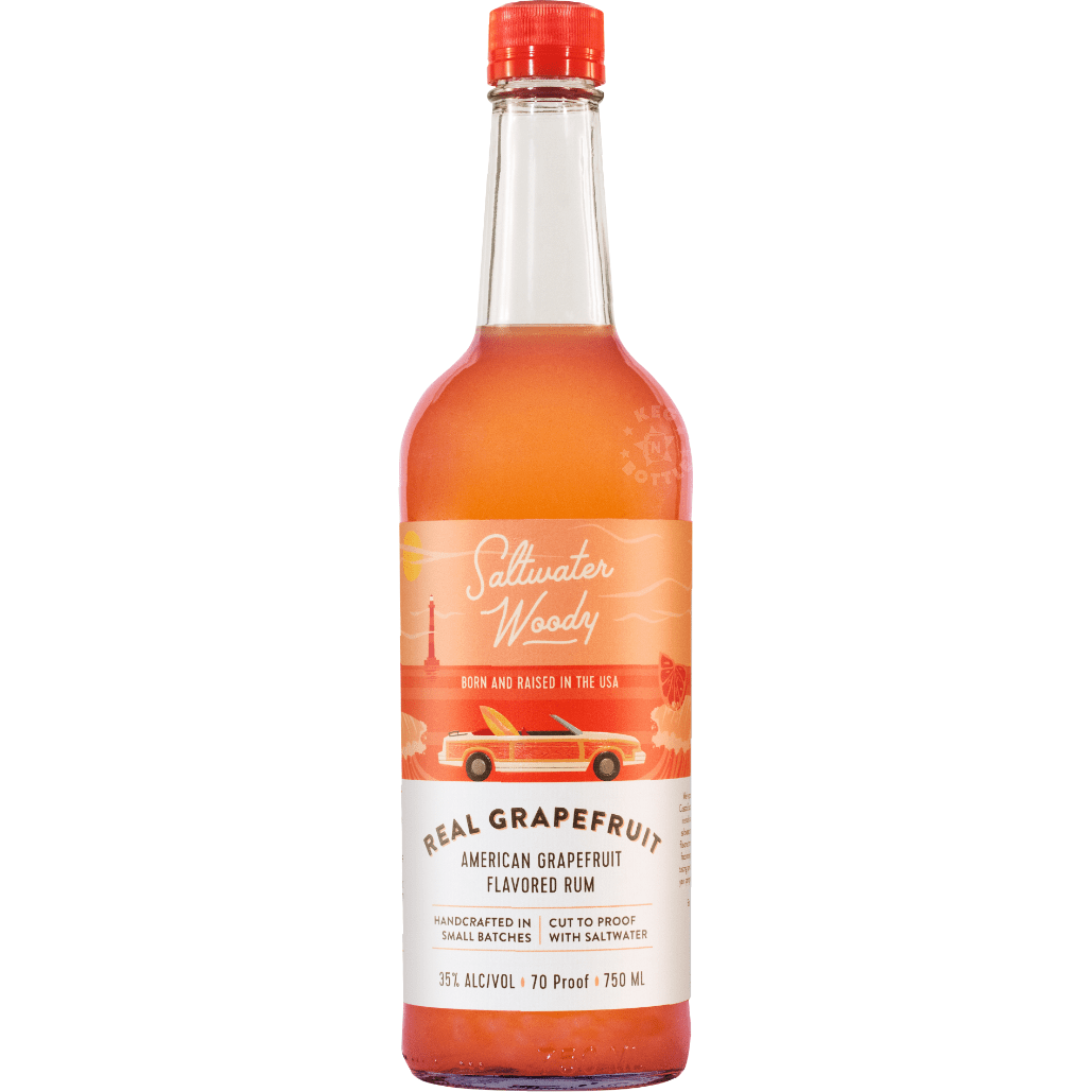 Saltwater Woody Real Grapefruit American Rum (750 ml)
