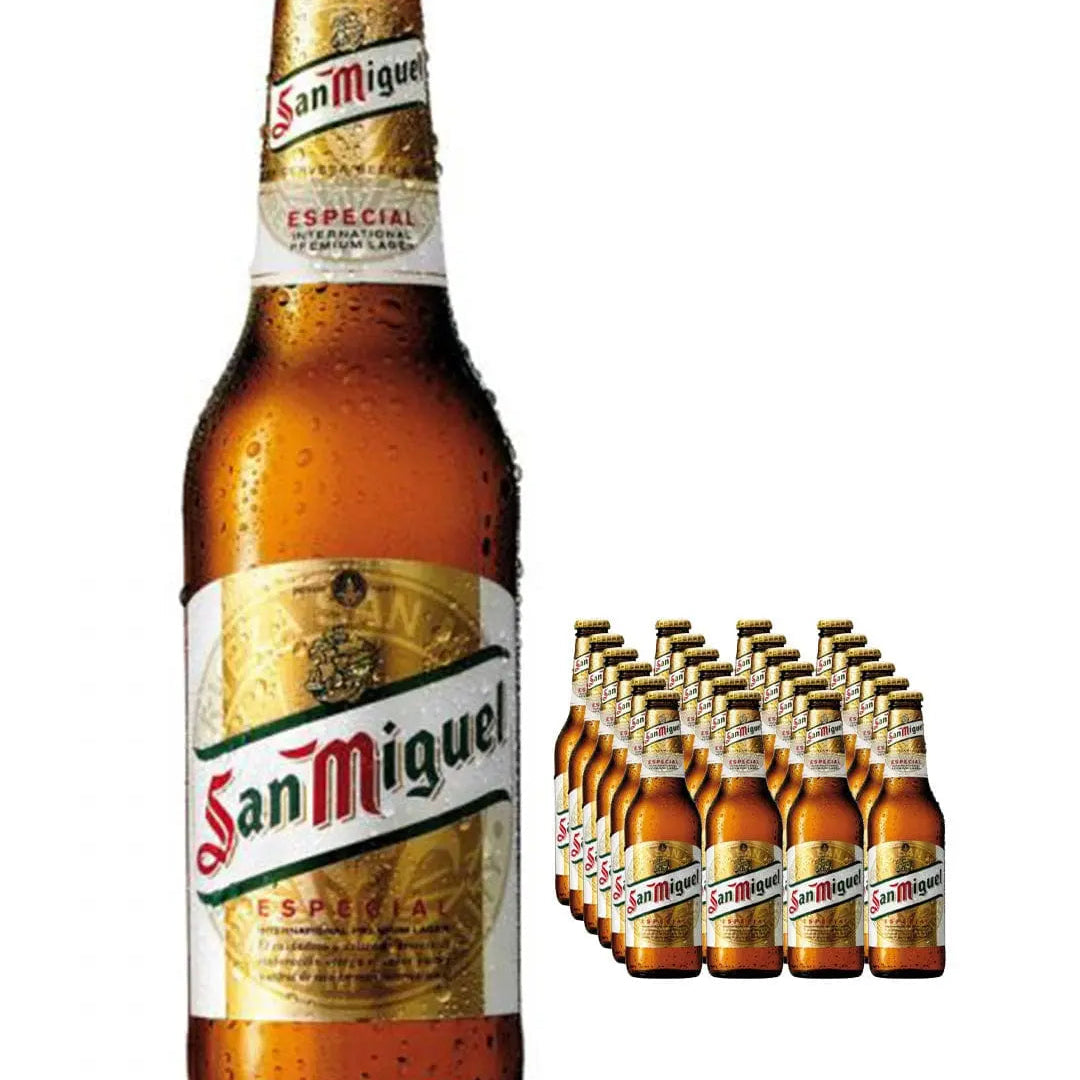 San Miguel Premium Lager Beer Bottle Multipack, 24 x 330 ml