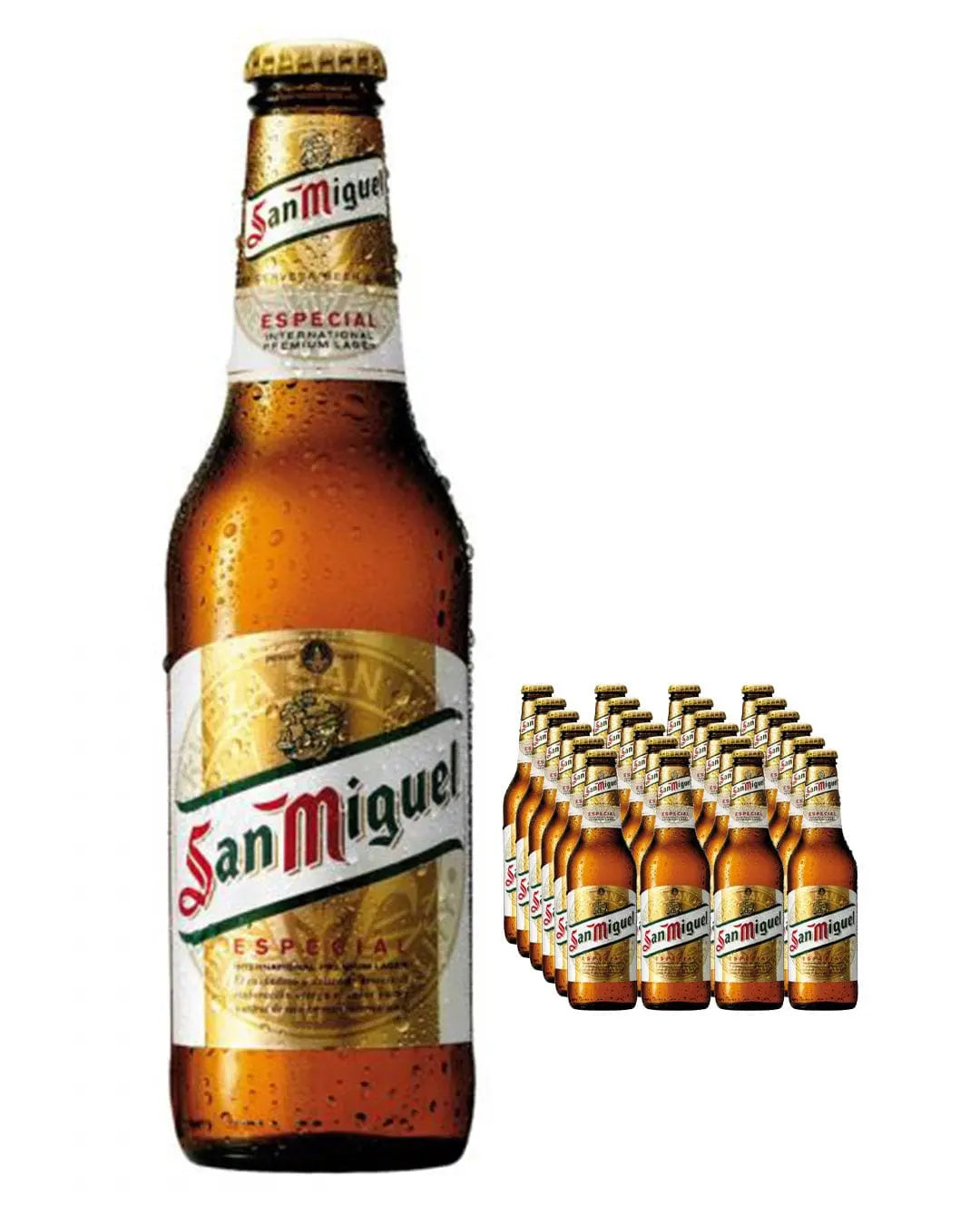 San Miguel Premium Lager Beer Bottle Multipack, 24 x 330 ml