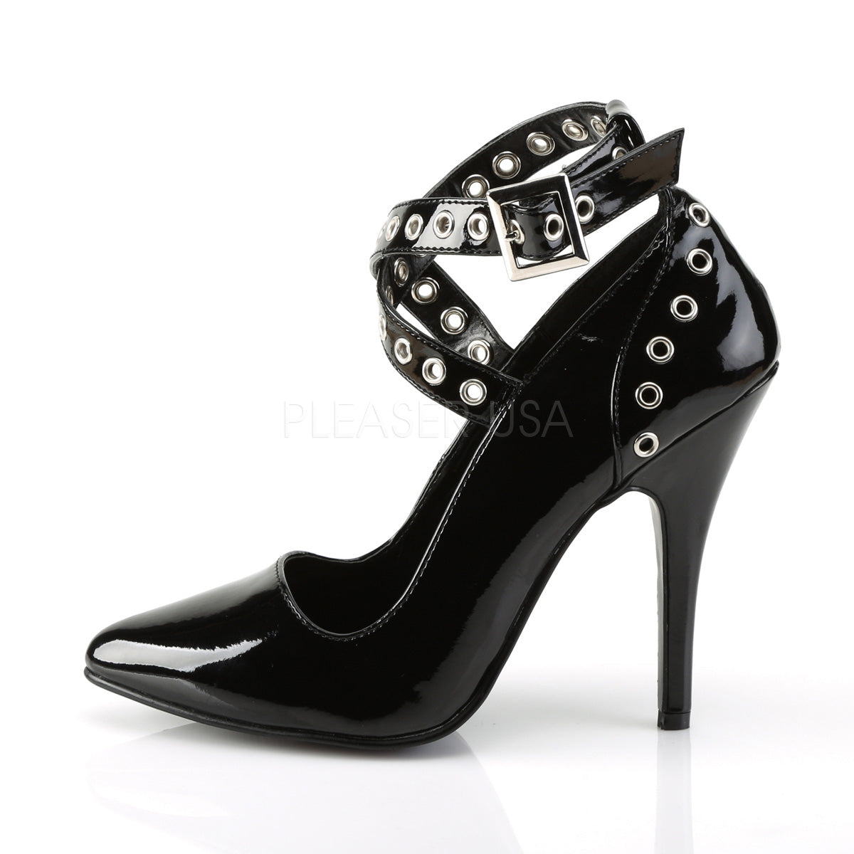 5" Black Criss-Cross Shoes*