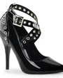5" Black Criss-Cross Shoes*