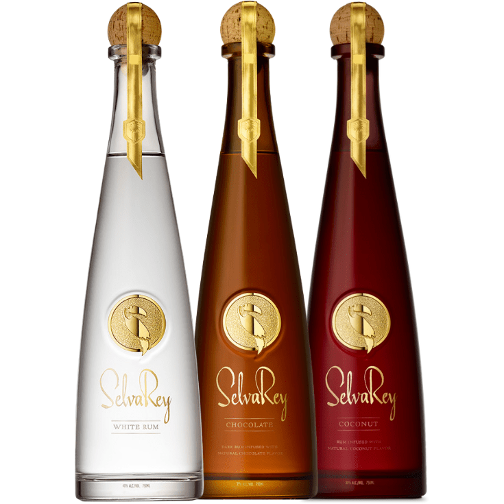 SelvaRey 3pk White Rum, Chocolate Rum, Coconut Rum 750ML