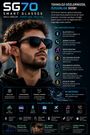 iPixi - SG70 AI Camera Smart Glasses