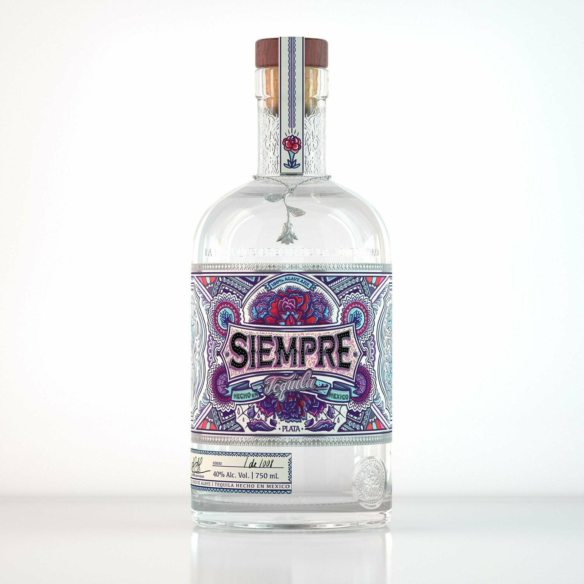 Siempre Plata Tequila 750 ml