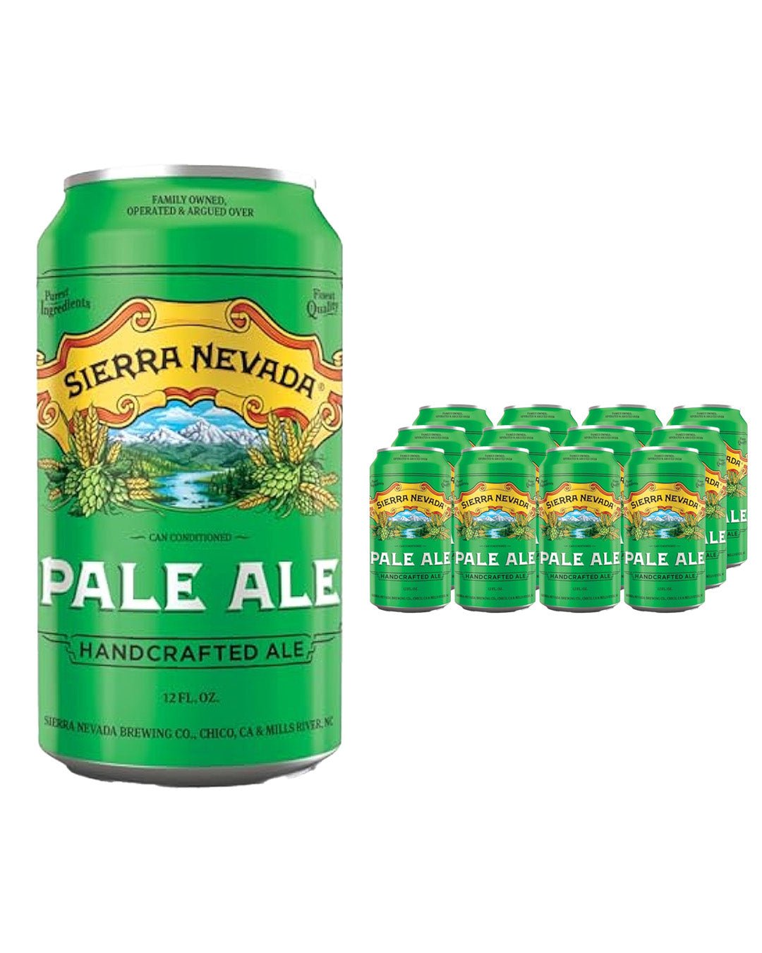 Sierra Nevada Pale Ale Can Multipack, 12 x 355 ml