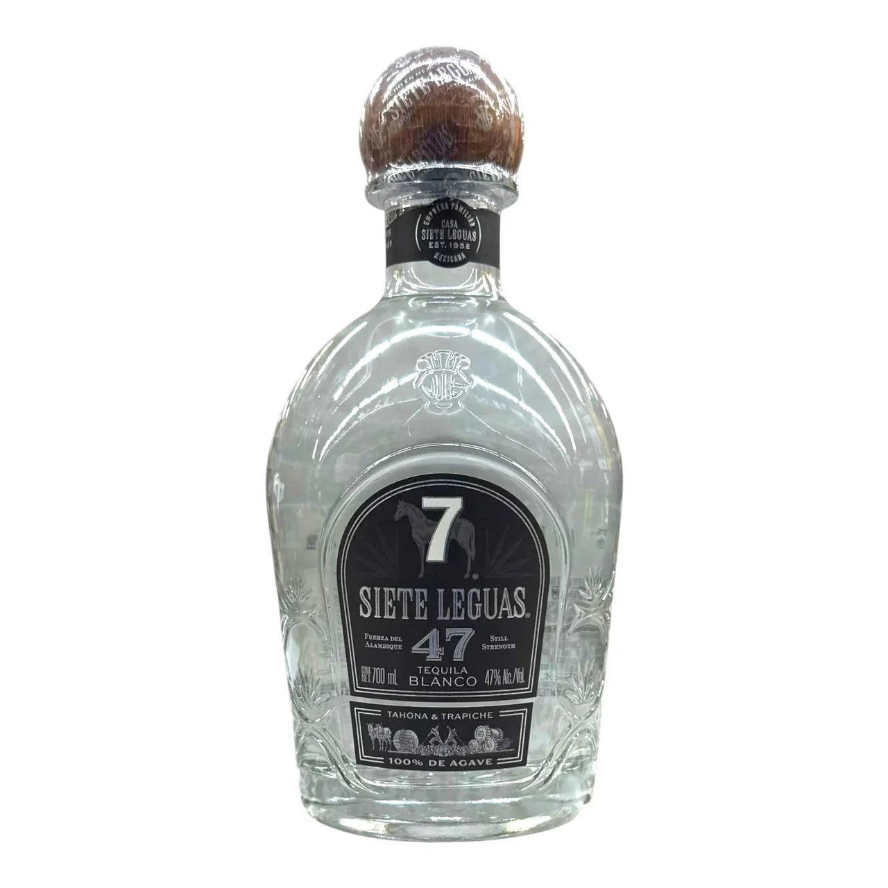 Siete Leguas High Proof Blanco Tequila (700 ml)