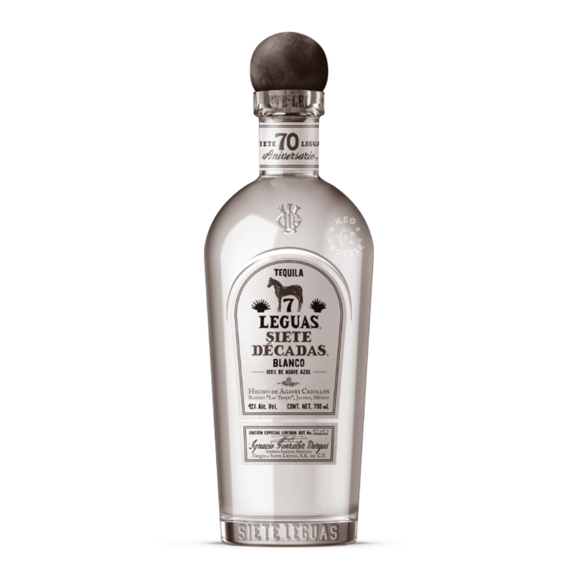 Siete Leguas Siete Decadas Limited Edition Blanco Tequila (700 ml)