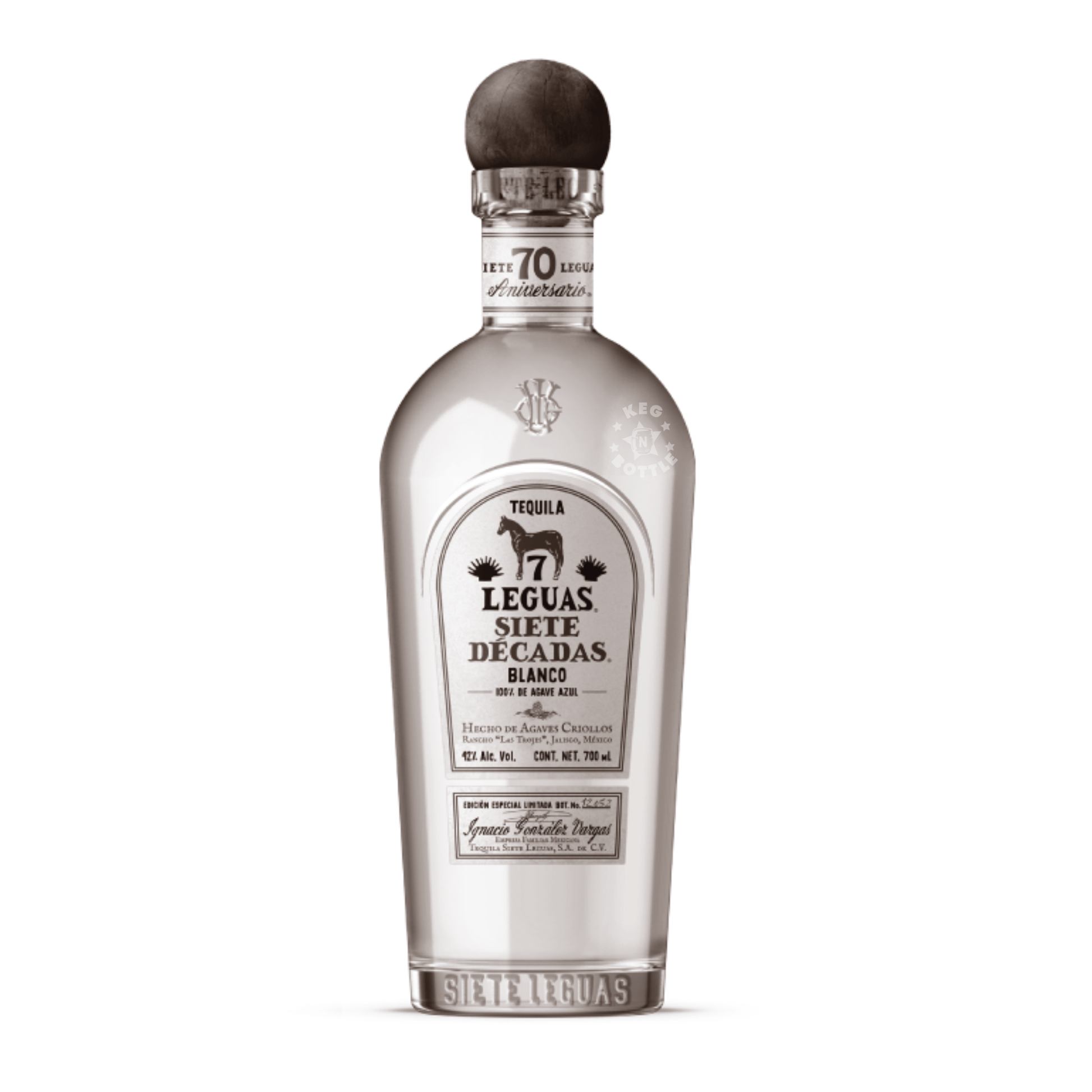 Siete Leguas Siete Decadas Limited Edition Blanco Tequila (700 ml)