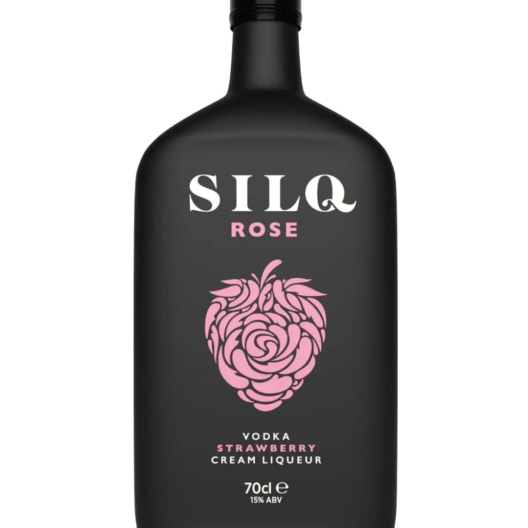 Silq Rose Strawberry Vodka Cream Liqueur, 70 cl