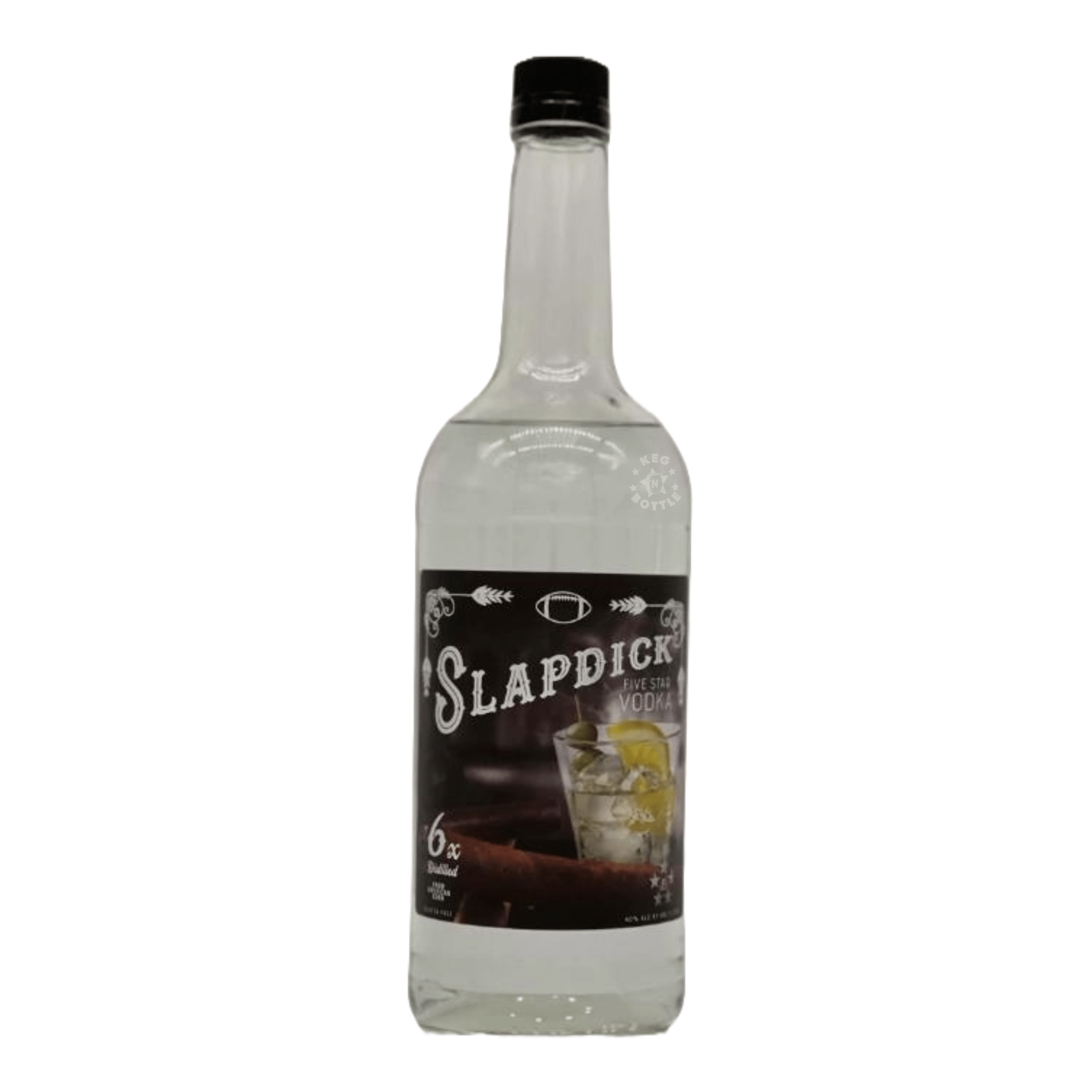 Slapdick Coach Jason Brown's Five Star Vodka 6x Distilled (1 L)