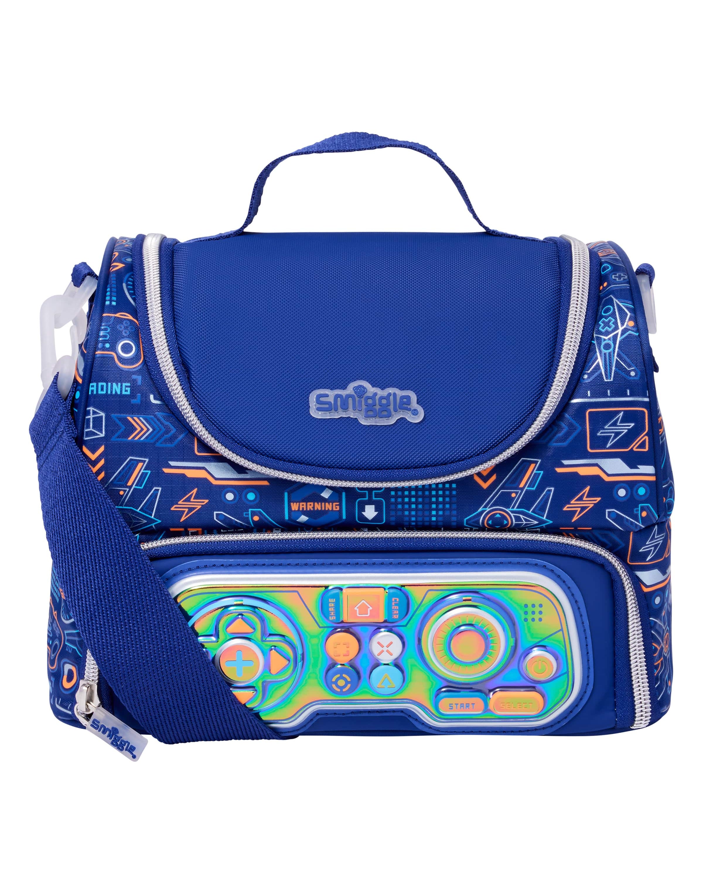 Smiggle - Beta Double Layered Lunch Bag with Strap