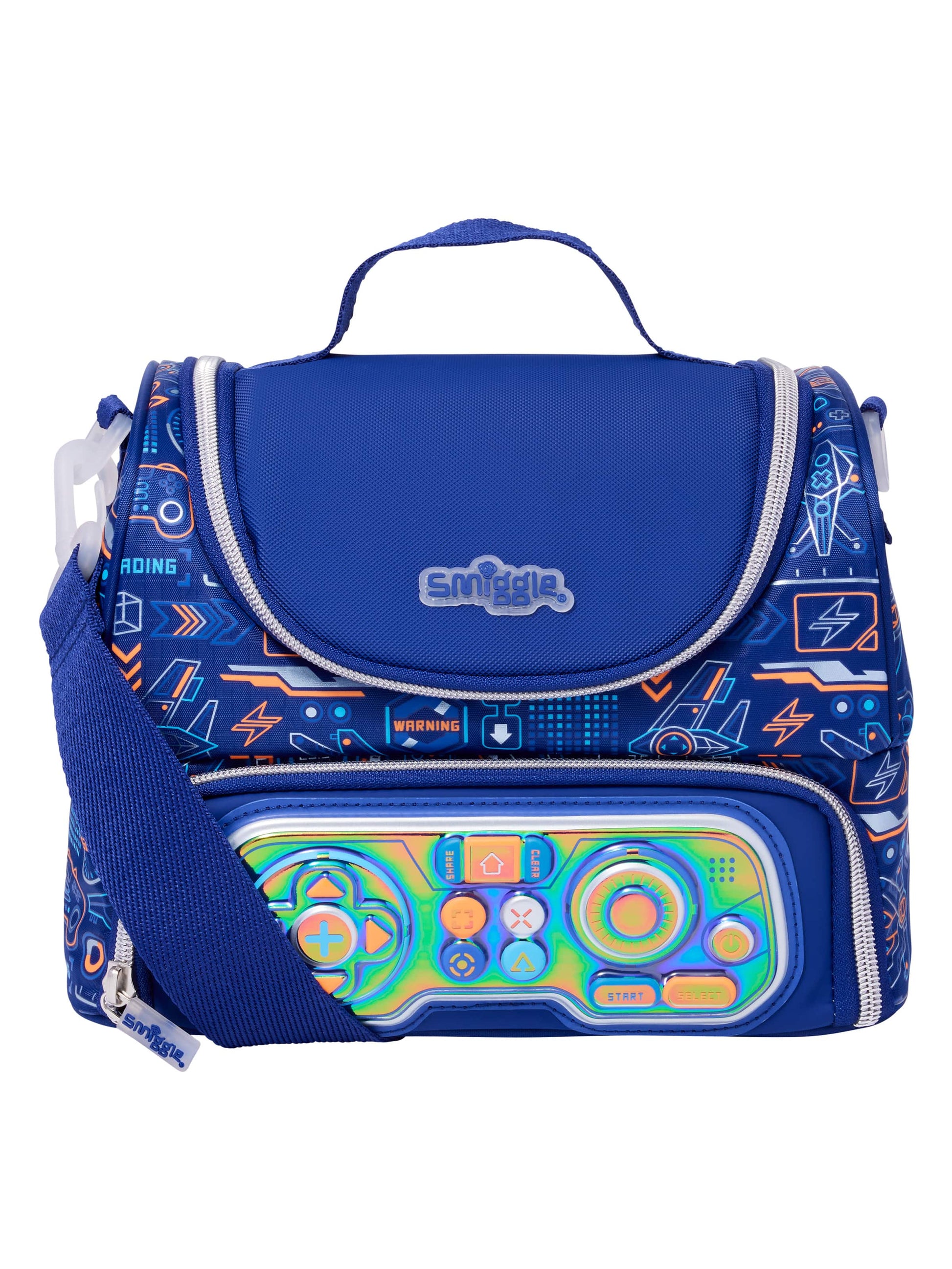 Smiggle - Beta Double Layered Lunch Bag with Strap