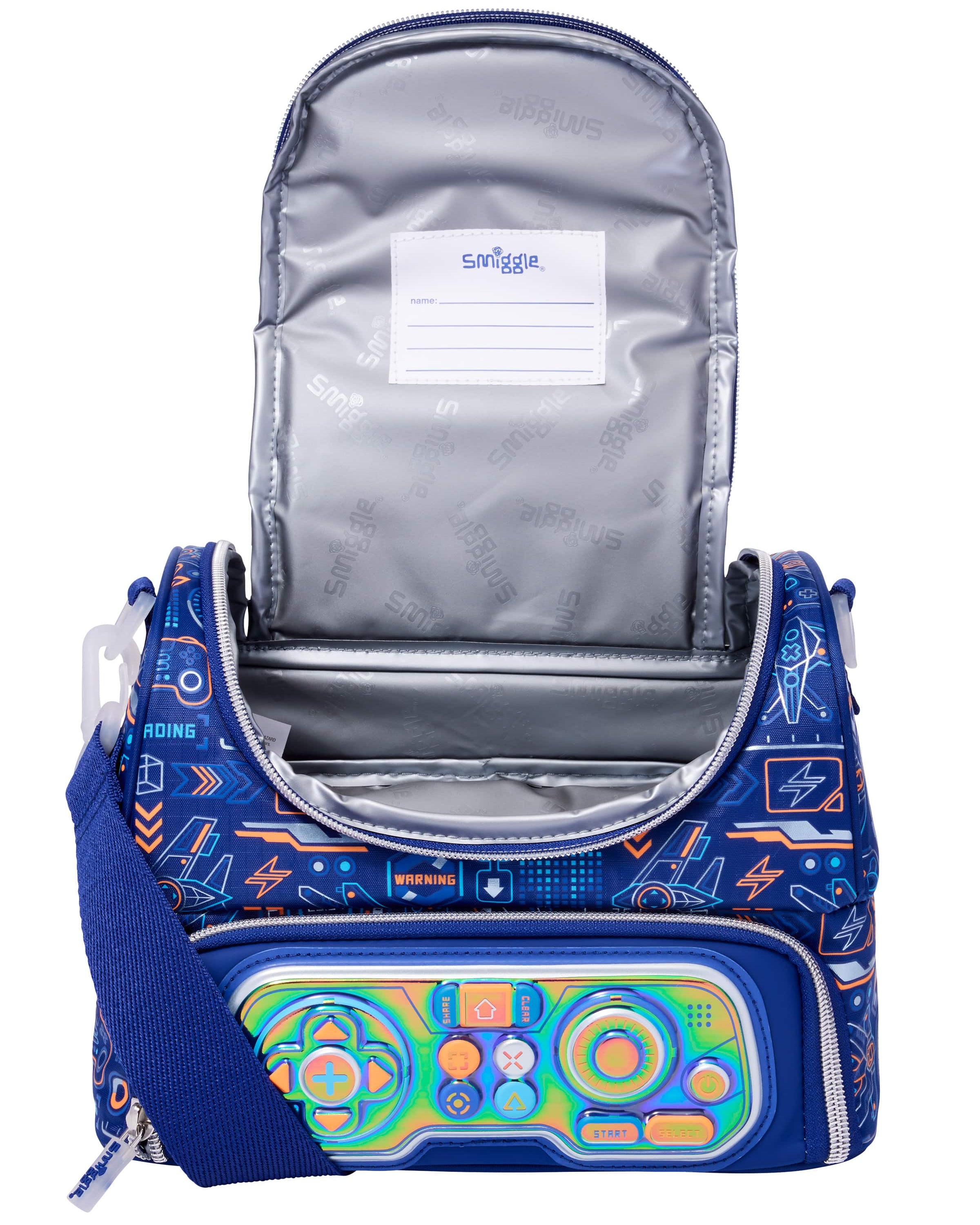 Smiggle - Beta Double Layered Lunch Bag with Strap