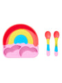 Smiggle - Big Dream Silicone Dinner Plate Set