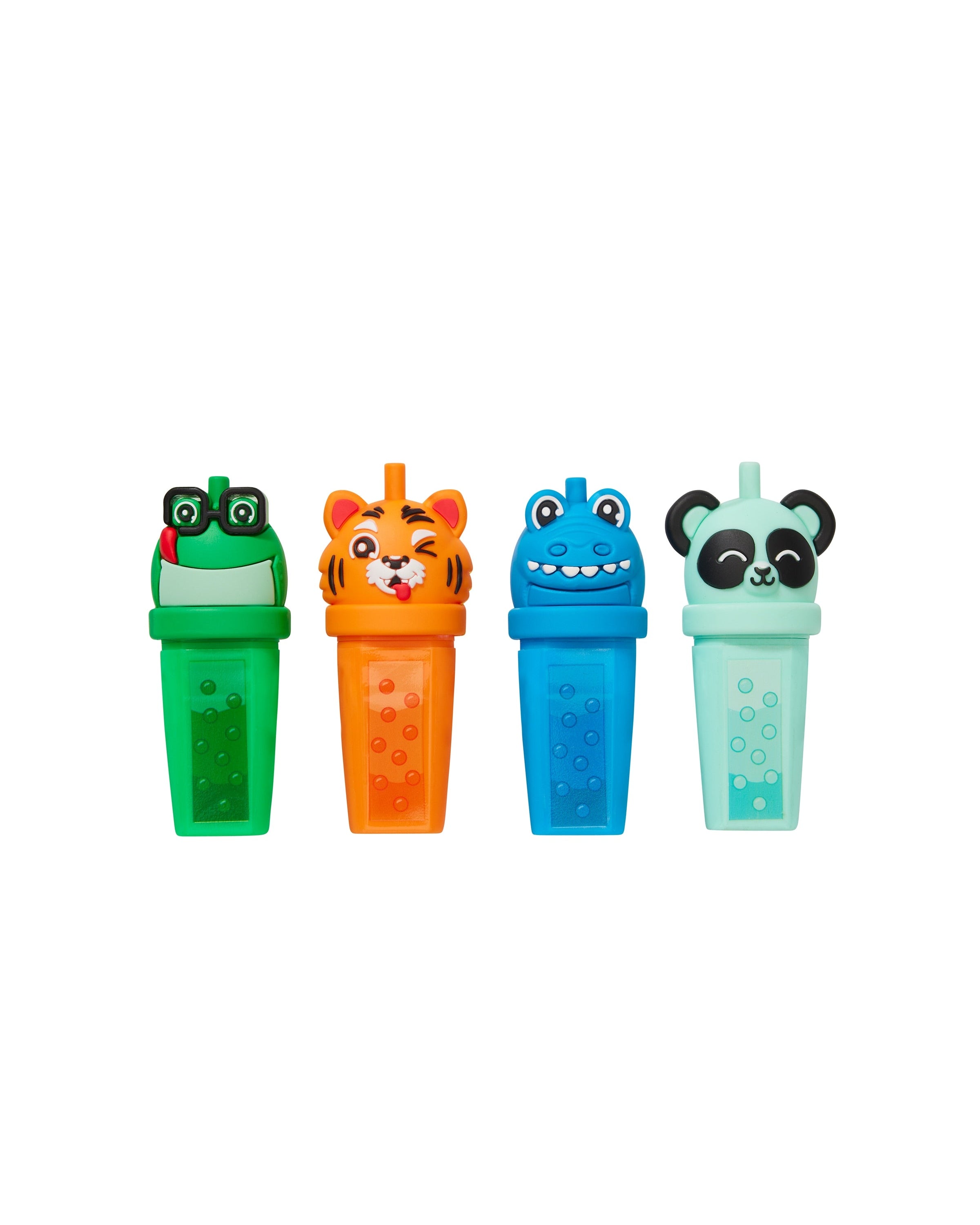Smiggle - Bubble Time Fluorescent Highlighter 4-piece Pen Set