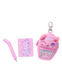 Smiggle - Bubble Time Mini Pen and Notebook Keychain