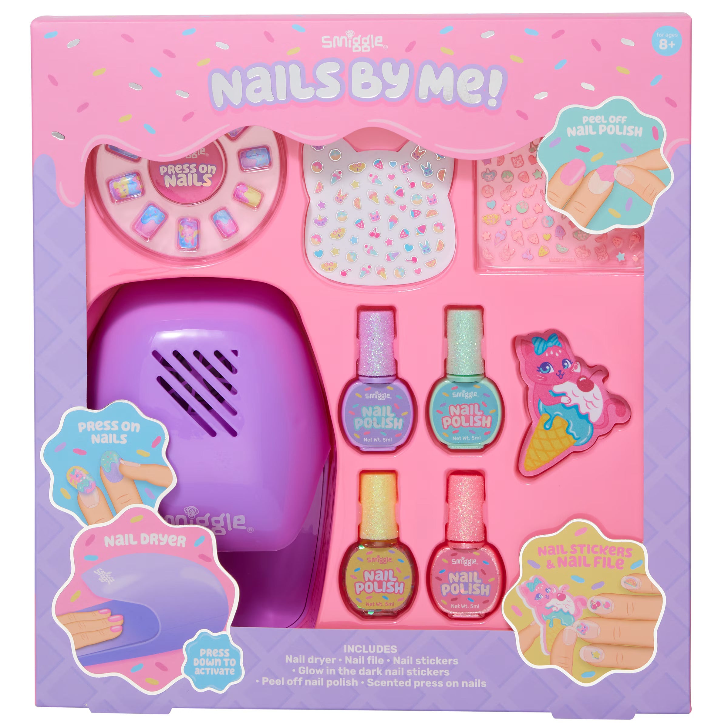 Smiggle - Kids Nail Design Set