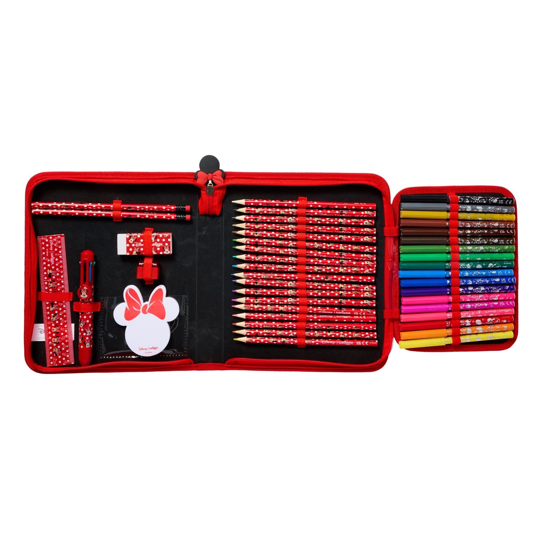 Smiggle - Disney Minnie Stationery Set and Pencil Case