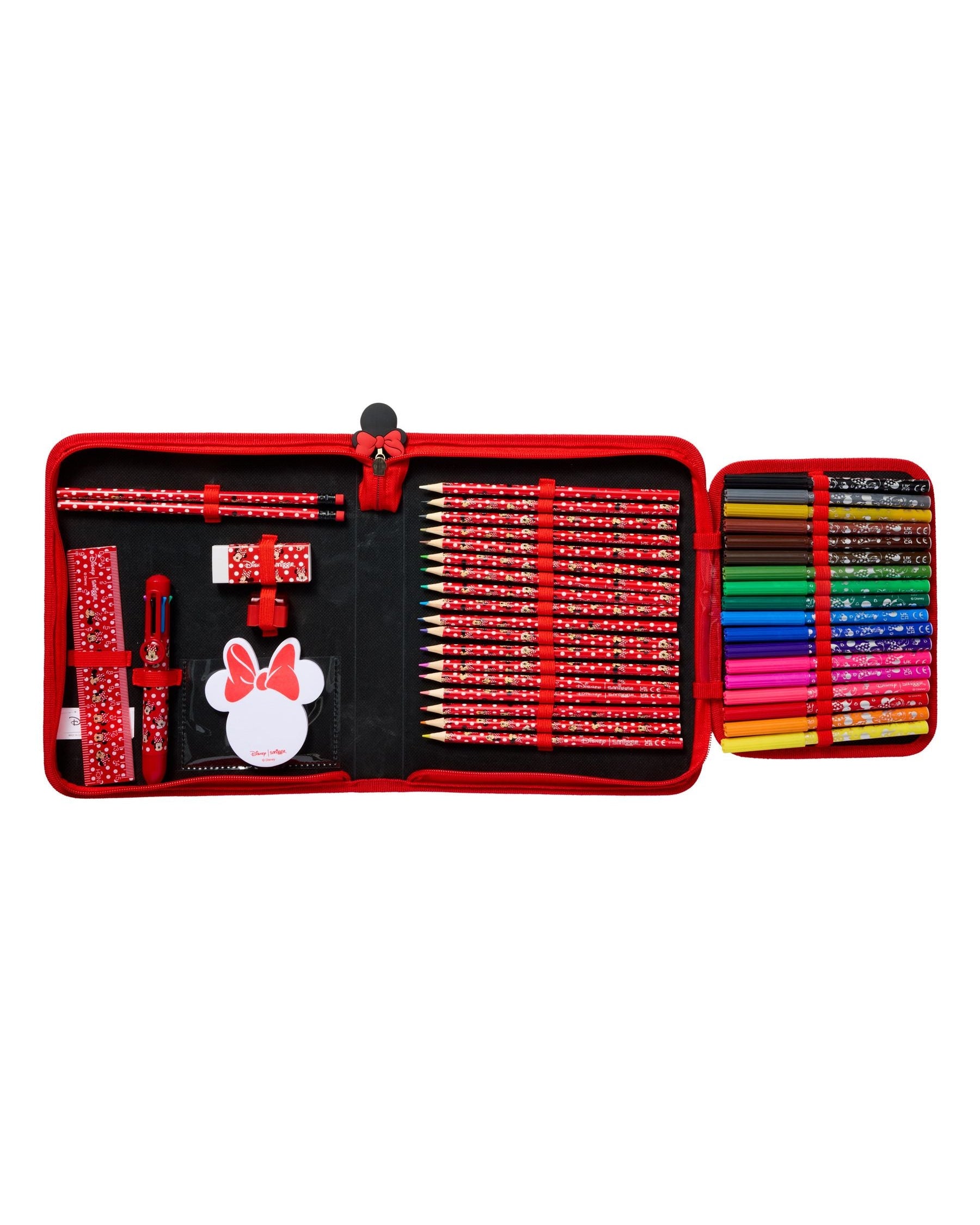 Smiggle - Disney Minnie Stationery Set and Pencil Case
