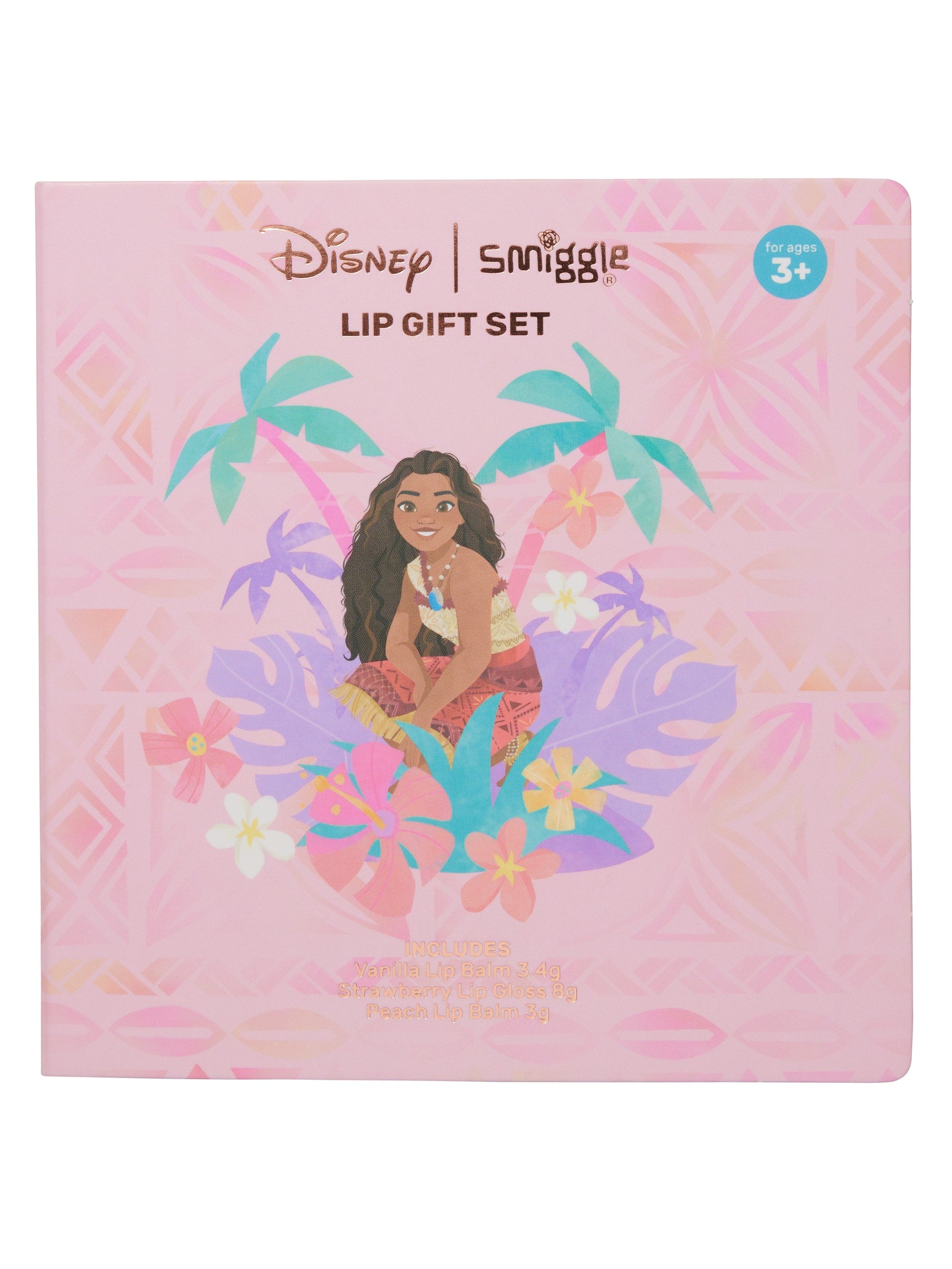 Smiggle - Disney Moana Children's Gift Lip Care Set