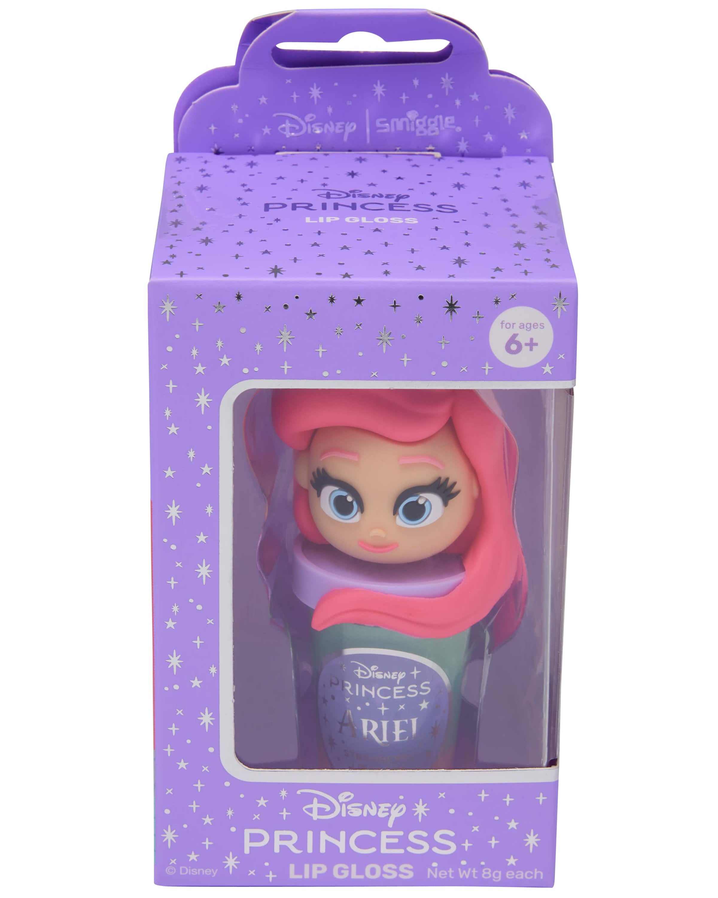 Smiggle - Disney Princesses Kids Lip Gloss and Container