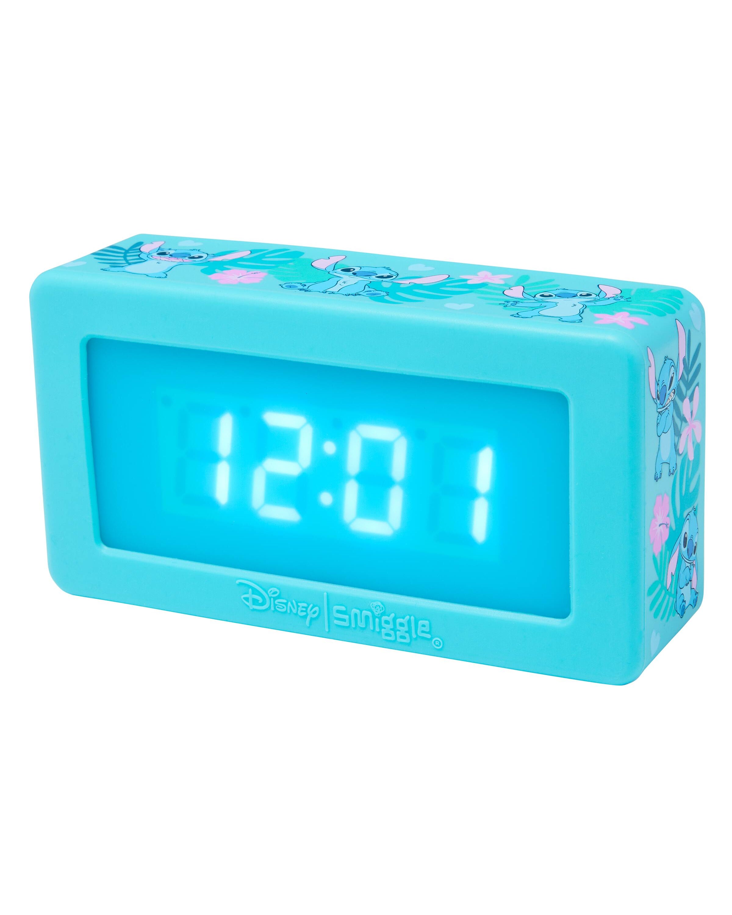 Smiggle - Disney Stitch Voice Activated Digital Desk Clock