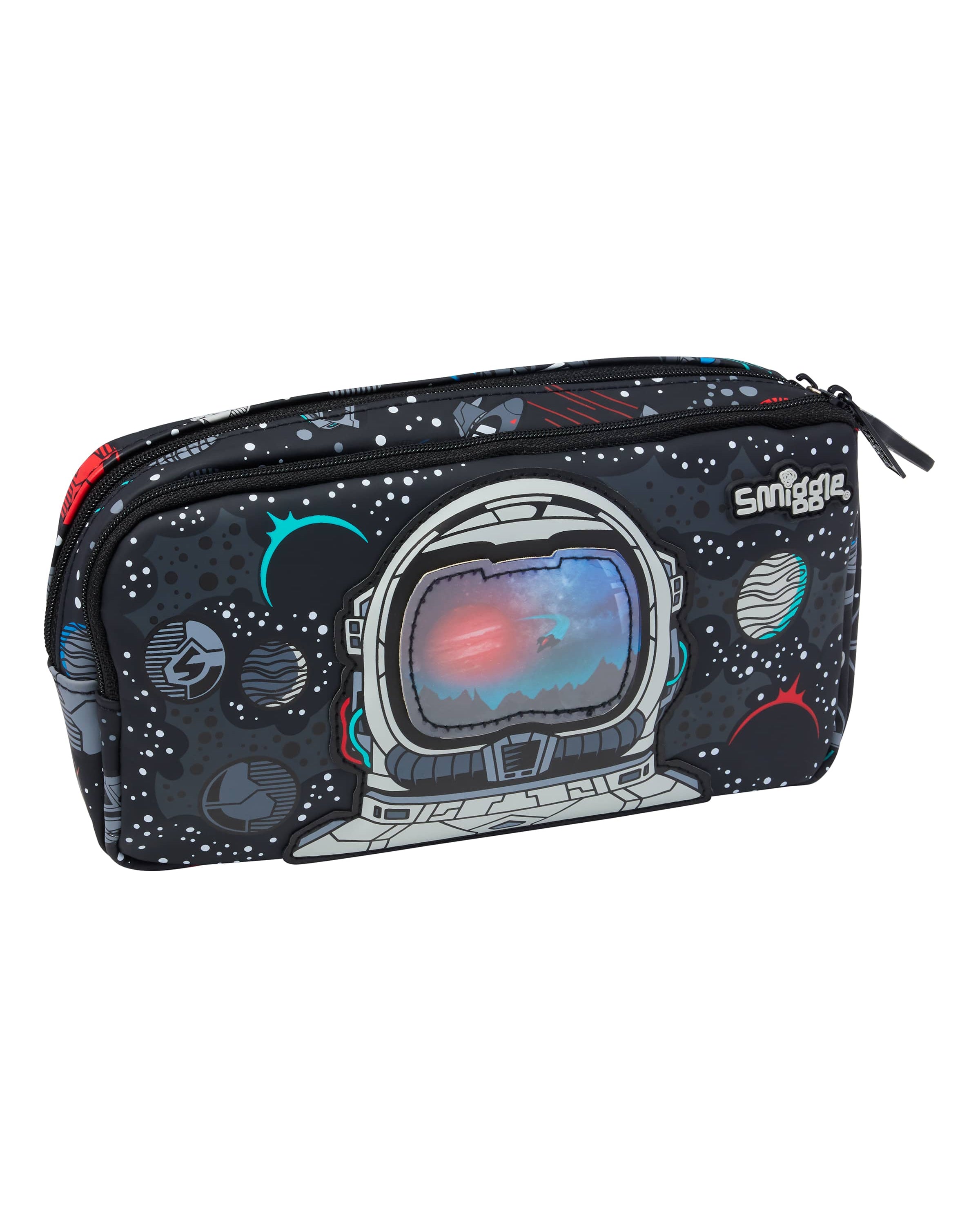 Smiggle - Eclipse Double Compartment Pencil Case