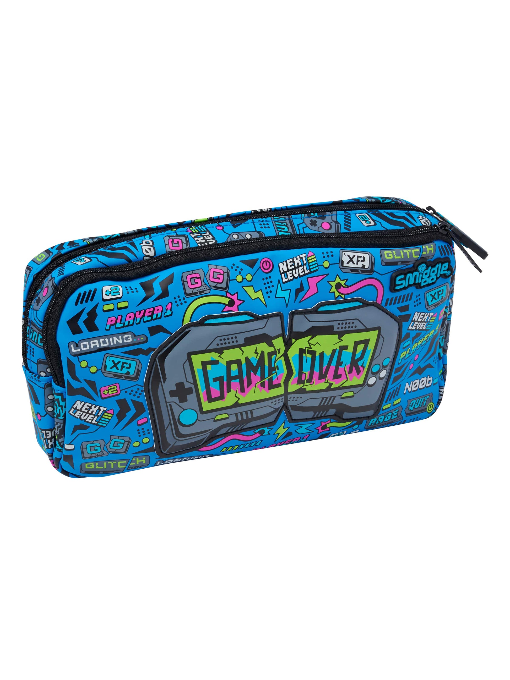 Smiggle - Eclipse Double Compartment Pencil Case