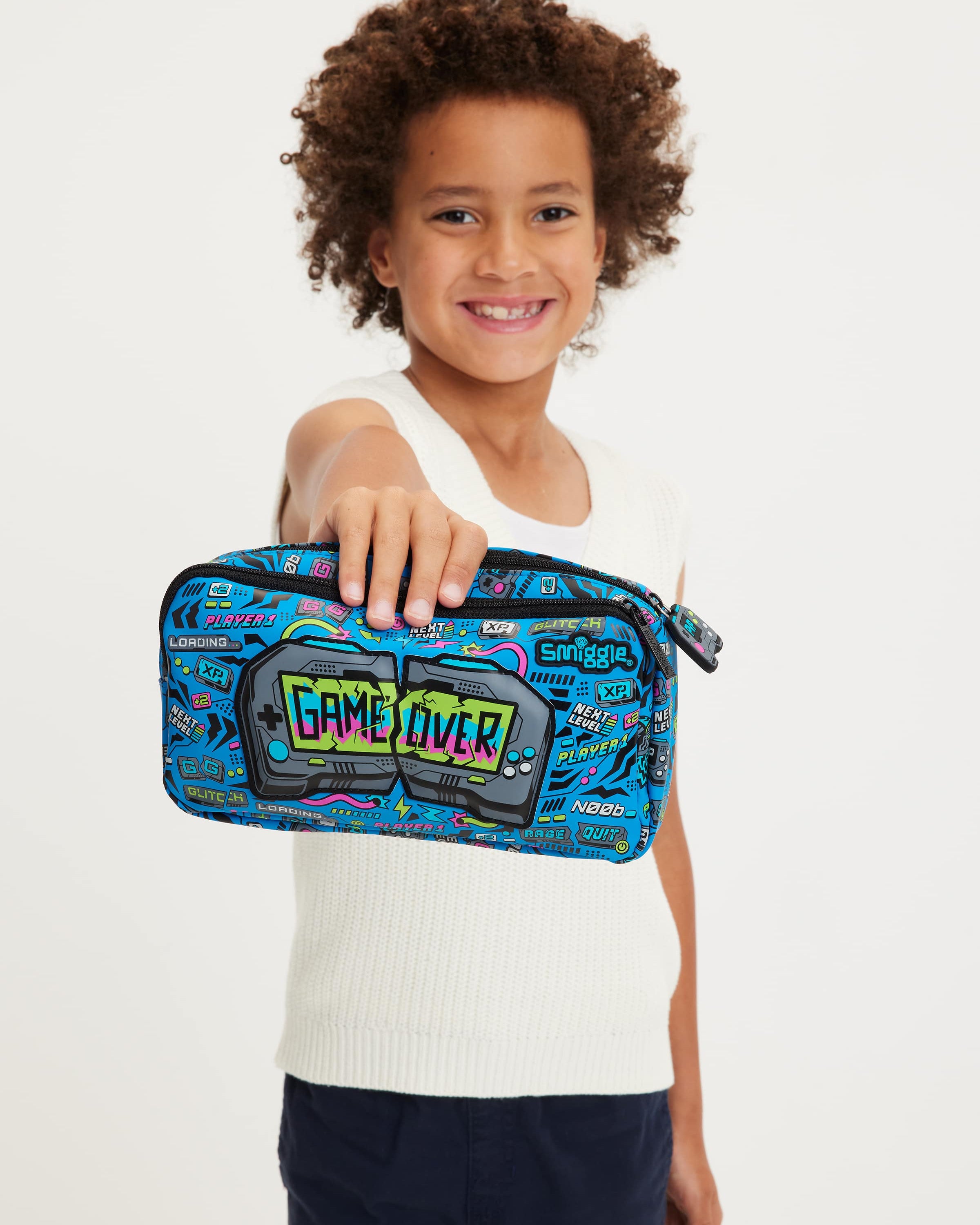 Smiggle - Eclipse Double Compartment Pencil Case