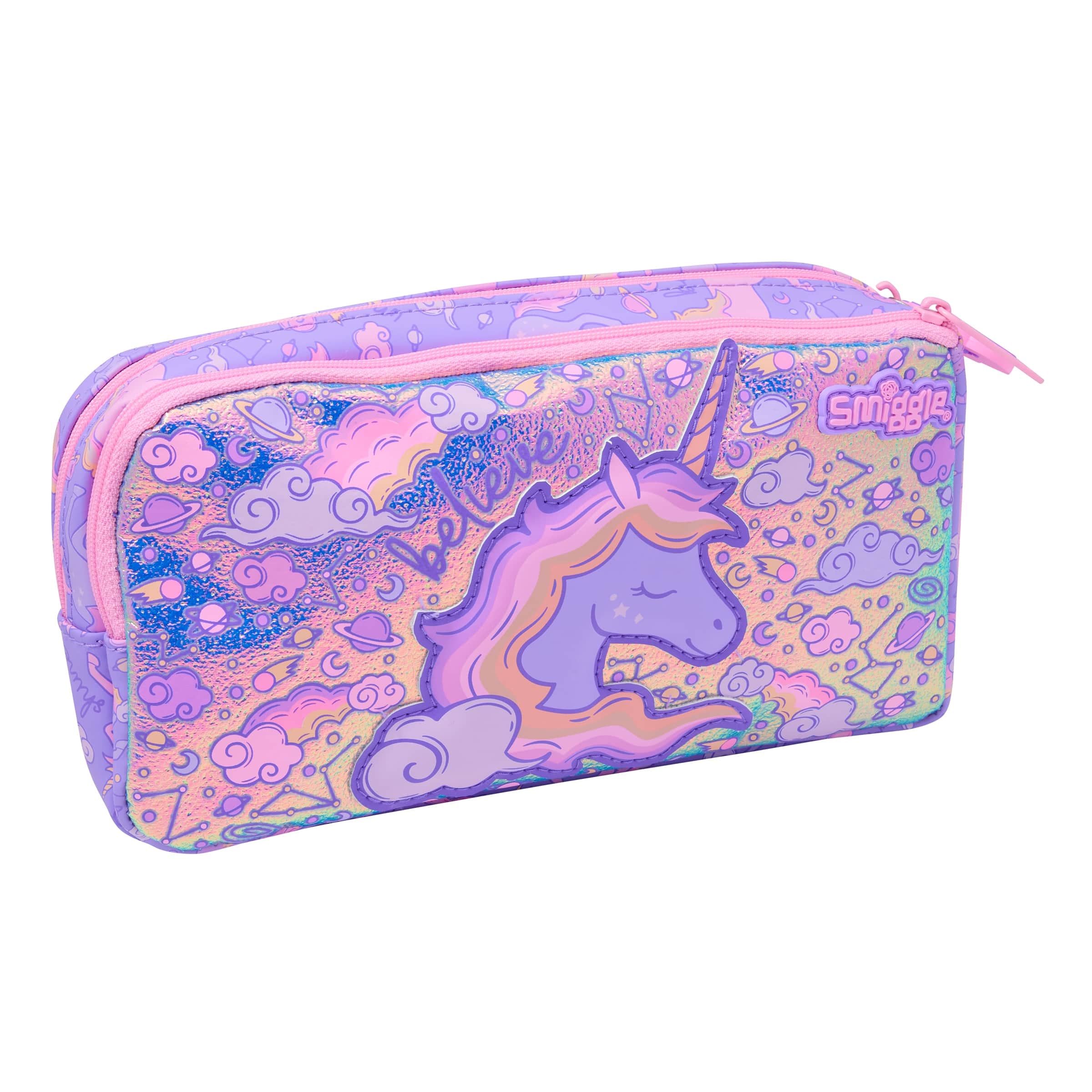 Smiggle - Eclipse Double Compartment Pencil Case