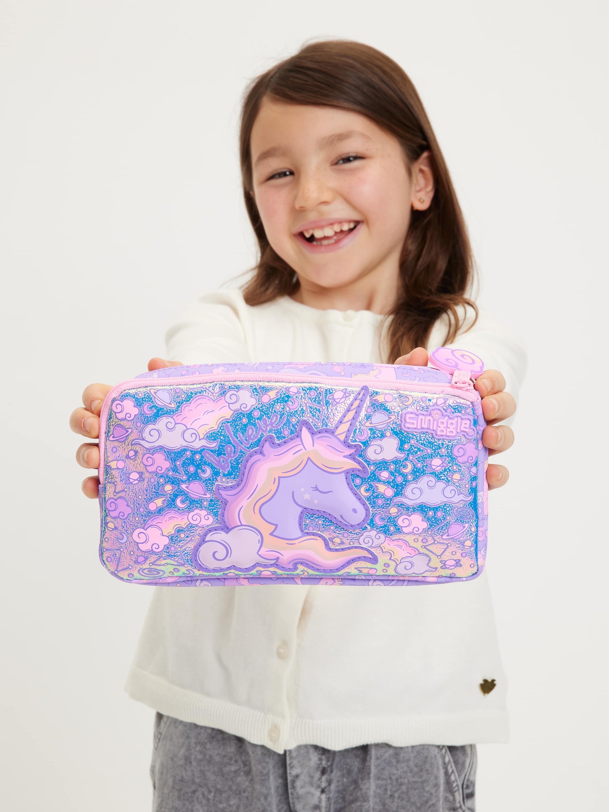 Smiggle - Eclipse Double Compartment Pencil Case