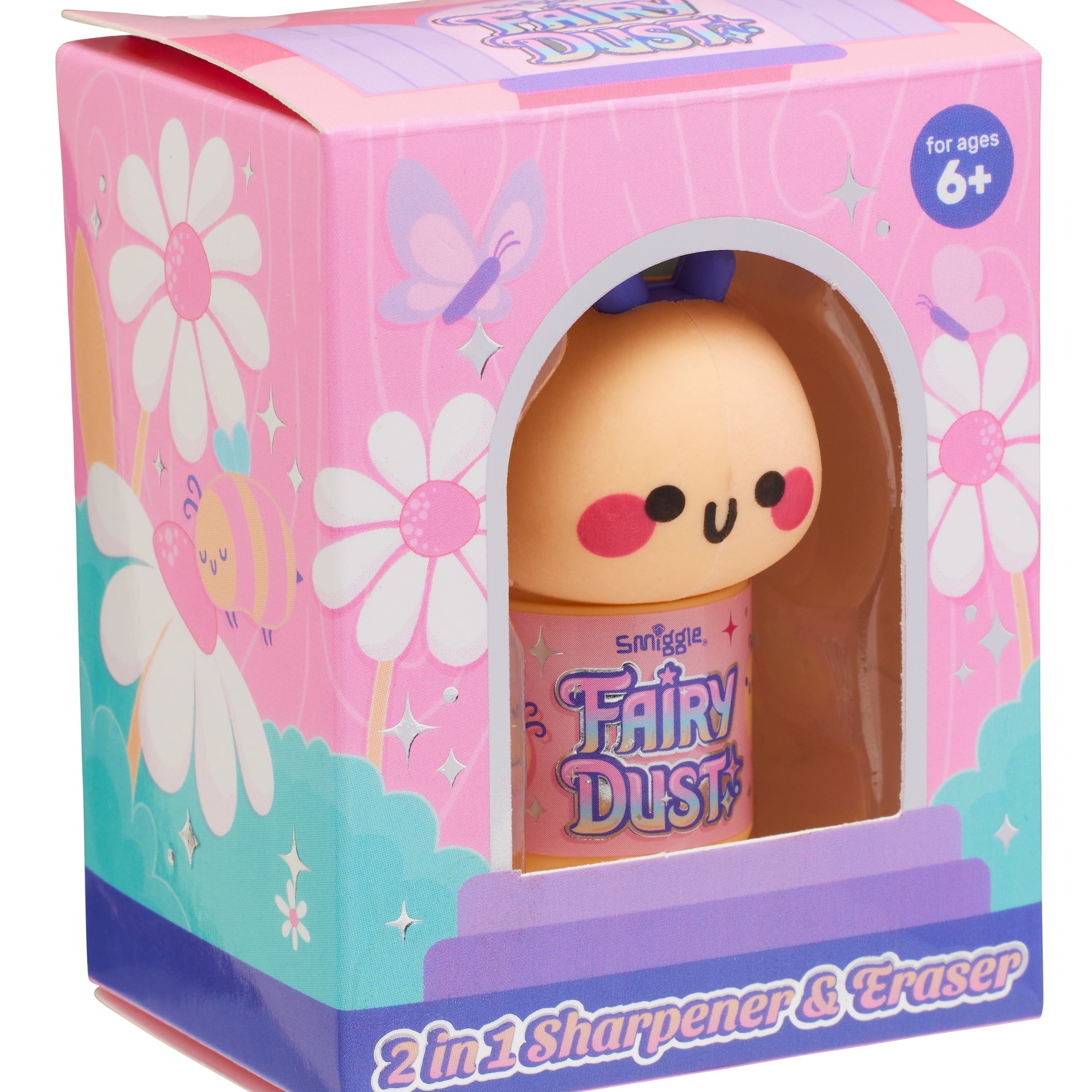 Smiggle - Fairy Dust 2 in 1 Sharpener and Eraser