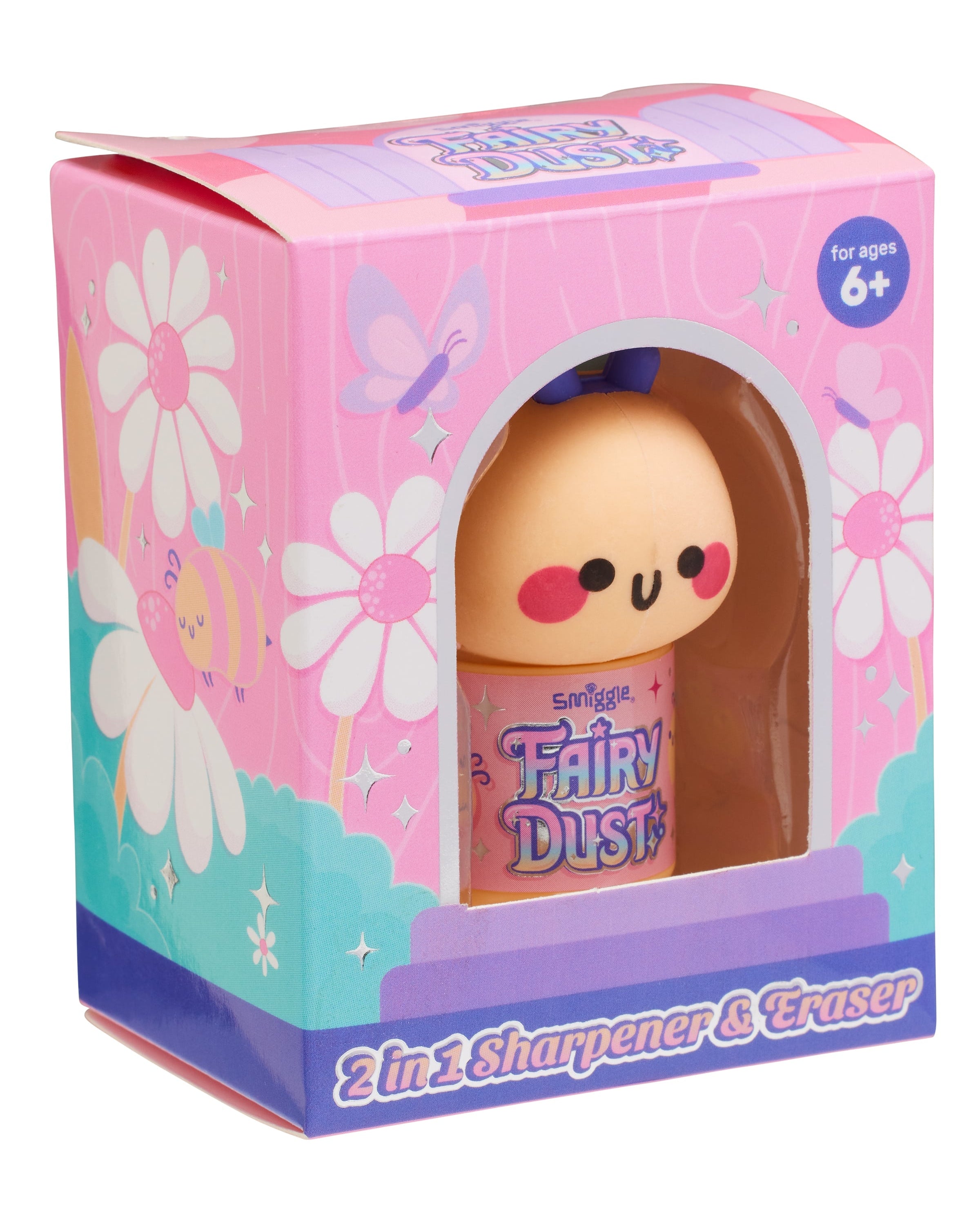 Smiggle - Fairy Dust 2 in 1 Sharpener and Eraser