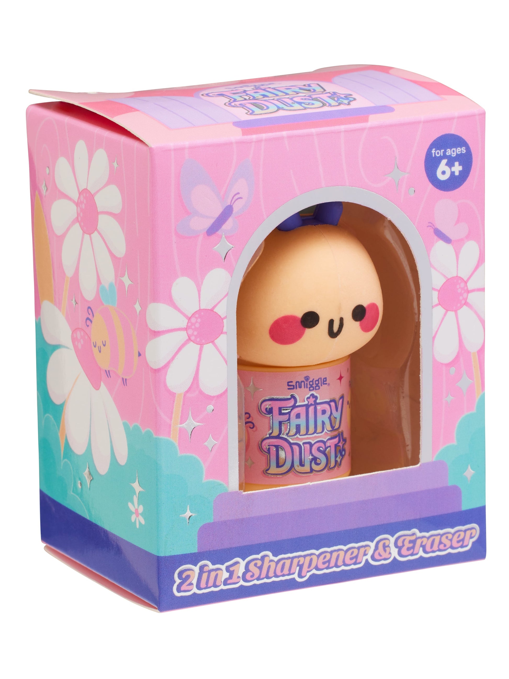 Smiggle - Fairy Dust 2 in 1 Sharpener and Eraser