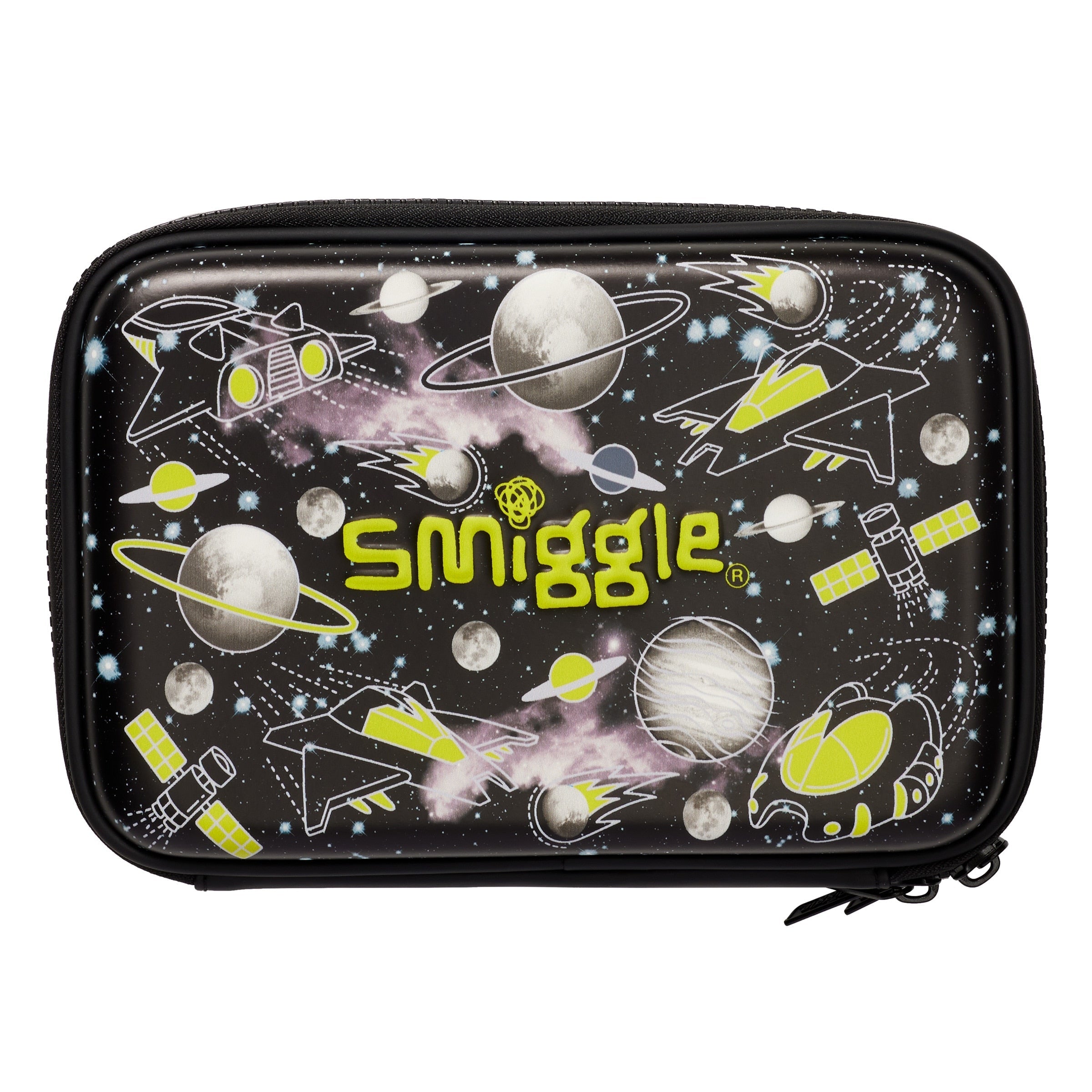 Smiggle - Fly High Two Compartment Hardtop Pencil Case