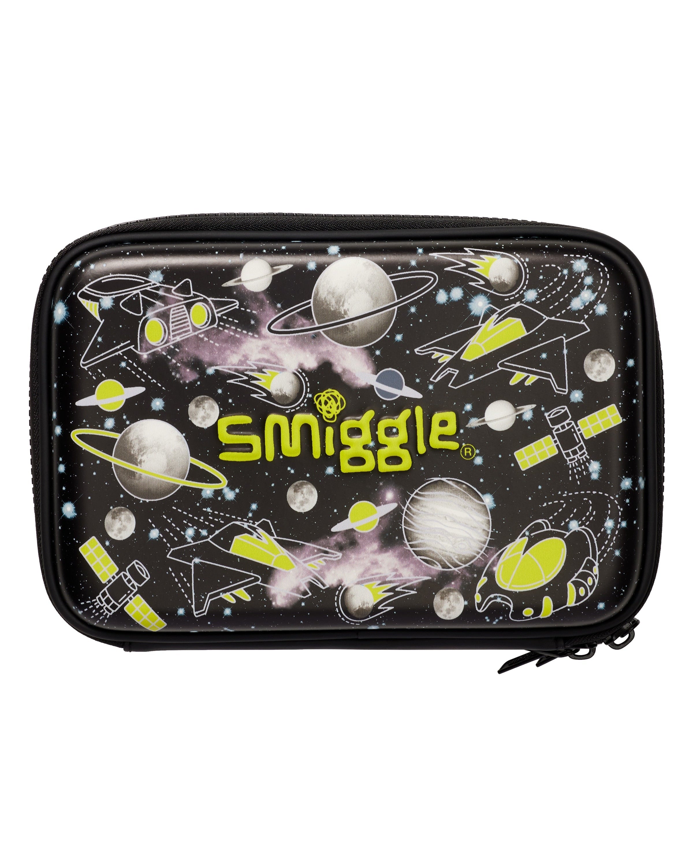 Smiggle - Fly High Two Compartment Hardtop Pencil Case