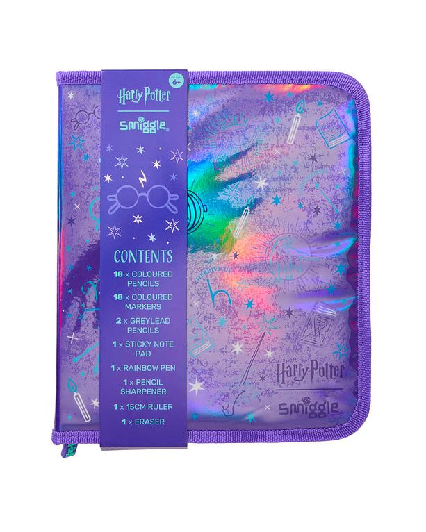 Smiggle - Harry Potter Stationery Set and Pencil Case